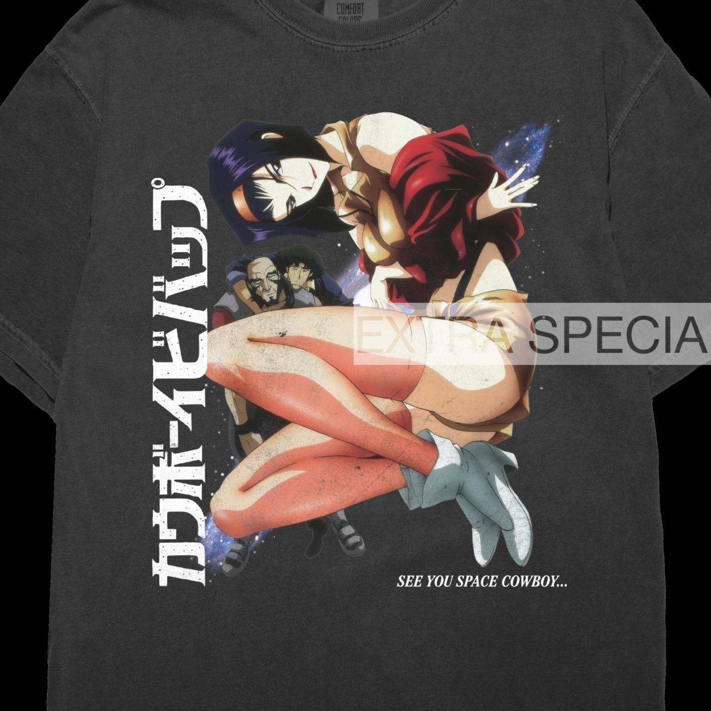 cowboy bebop vintage Tシャツ Faye Valentine Faye Valentine Shirt | Cowboy Bebop Shirt – Extra Special