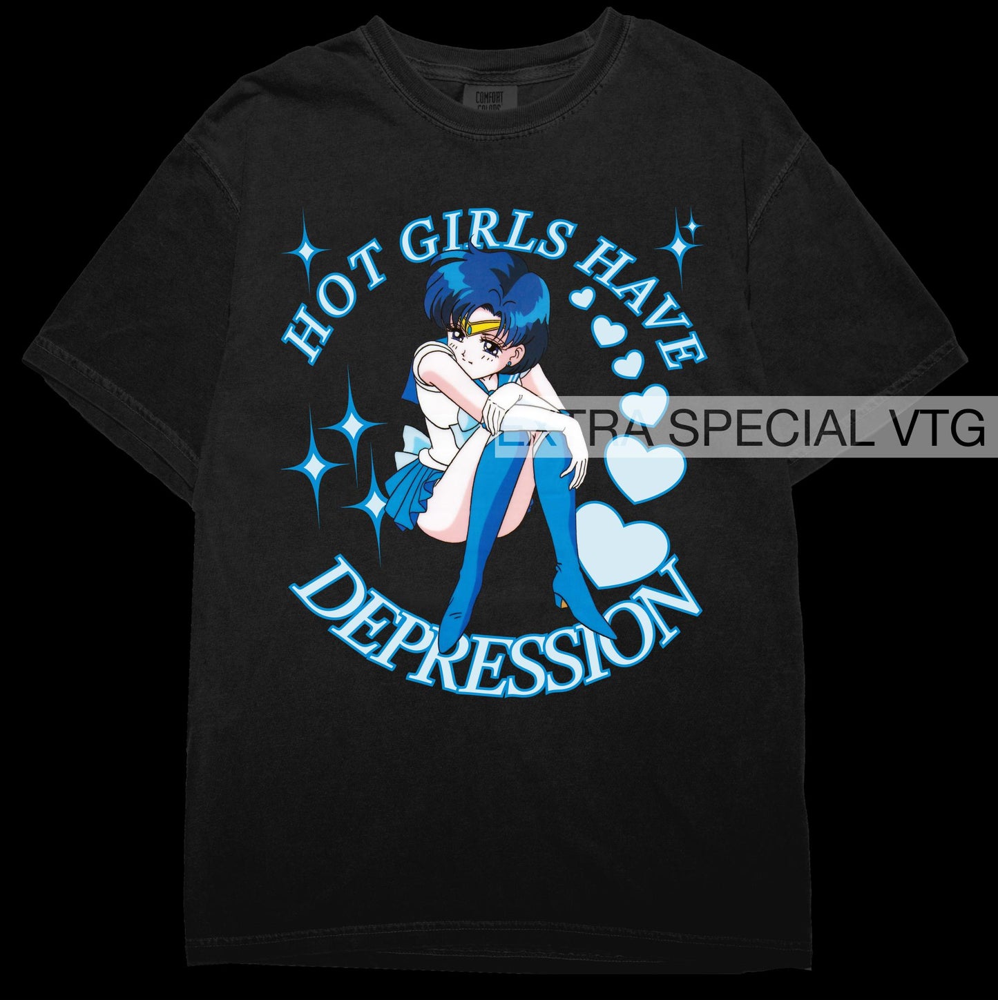 Hot Girls Have Depression Shirt | Sailor Japan