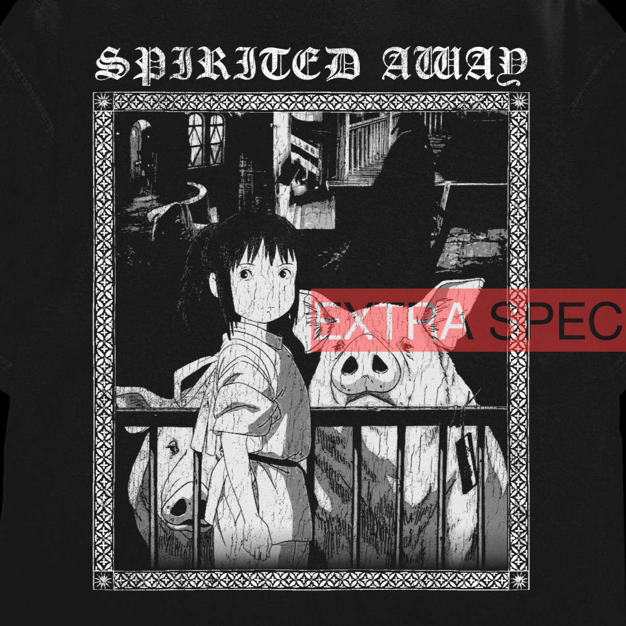 Spirited Away Shirt | Back Print | Black Metal Anime Shirt