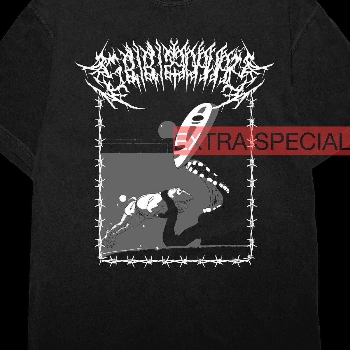 No Face Shirt | Black Metal Anime Shirt