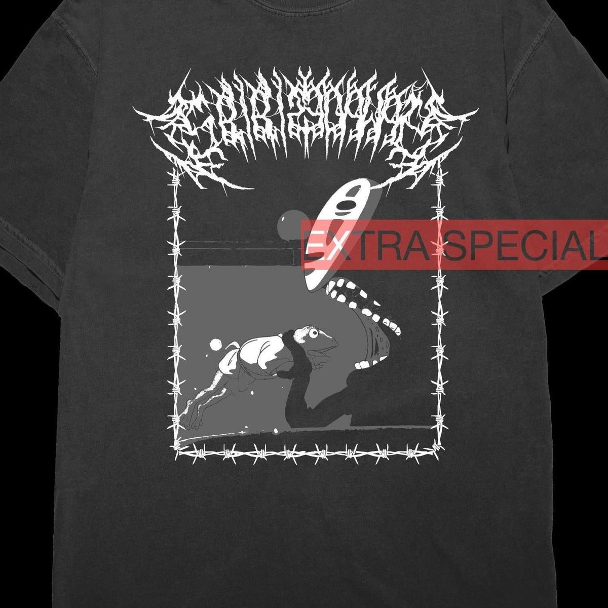 No Face Shirt | Black Metal Anime Shirt