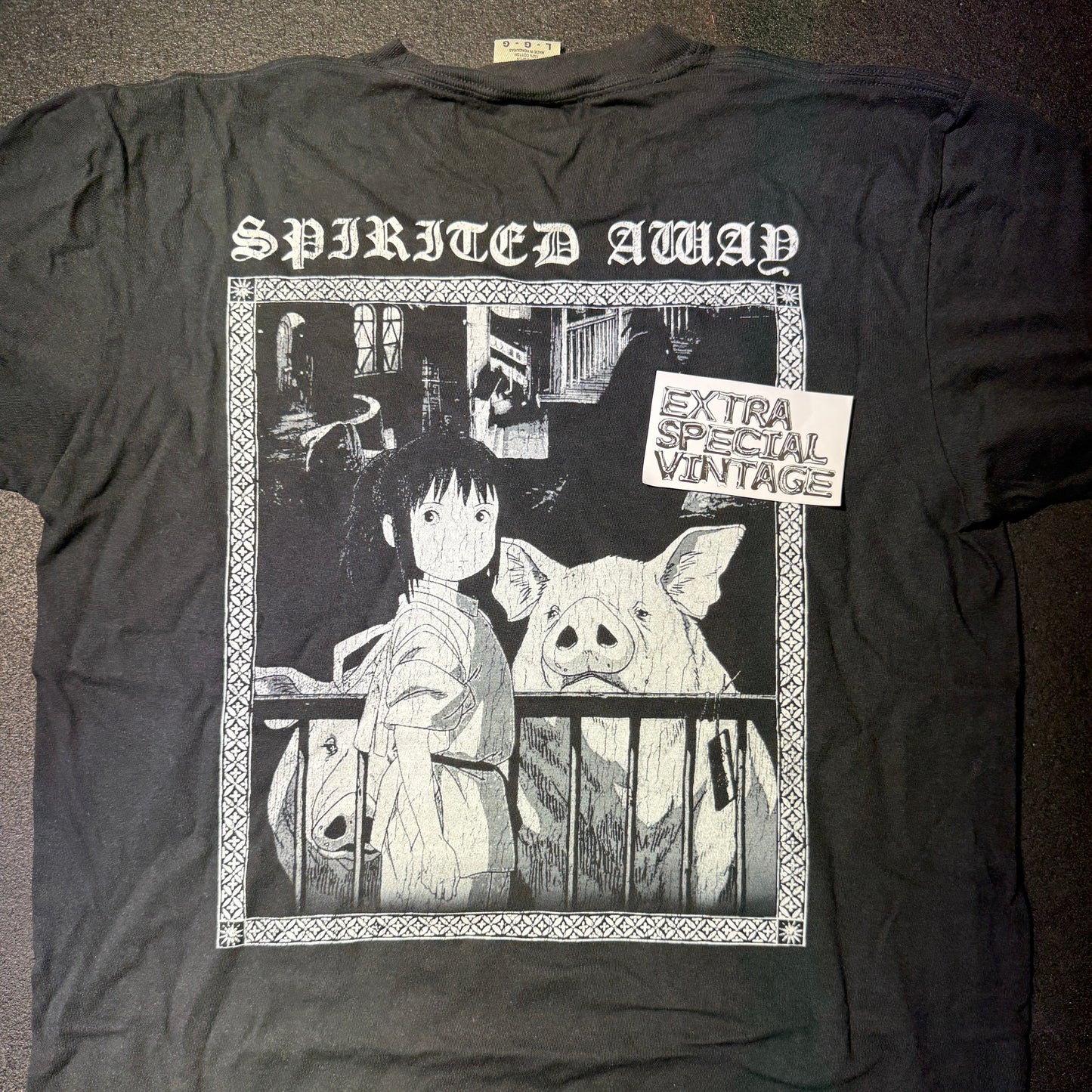 Spirited Away Shirt | Back Print | Black Metal Anime Shirt