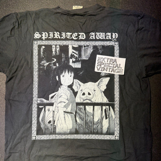 Spirited Away Shirt | Back Print | Black Metal Anime Shirt