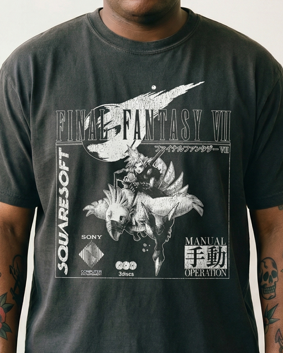 Final Fantasy VII Cloud Chocobo Shirt – Extra Special Vintage