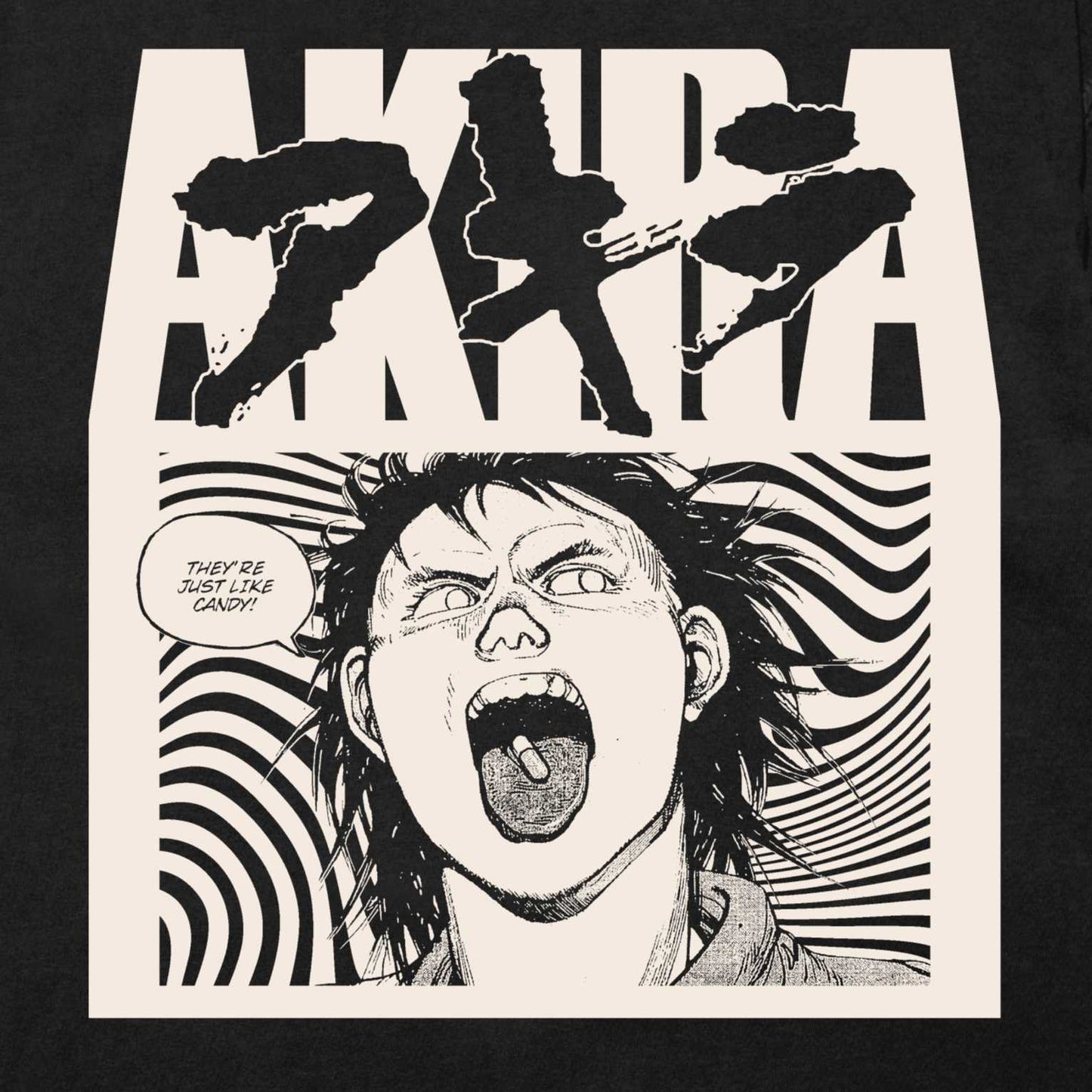 Akira Manga Tetsuo Pill Shirt, They're Just Like Candy!