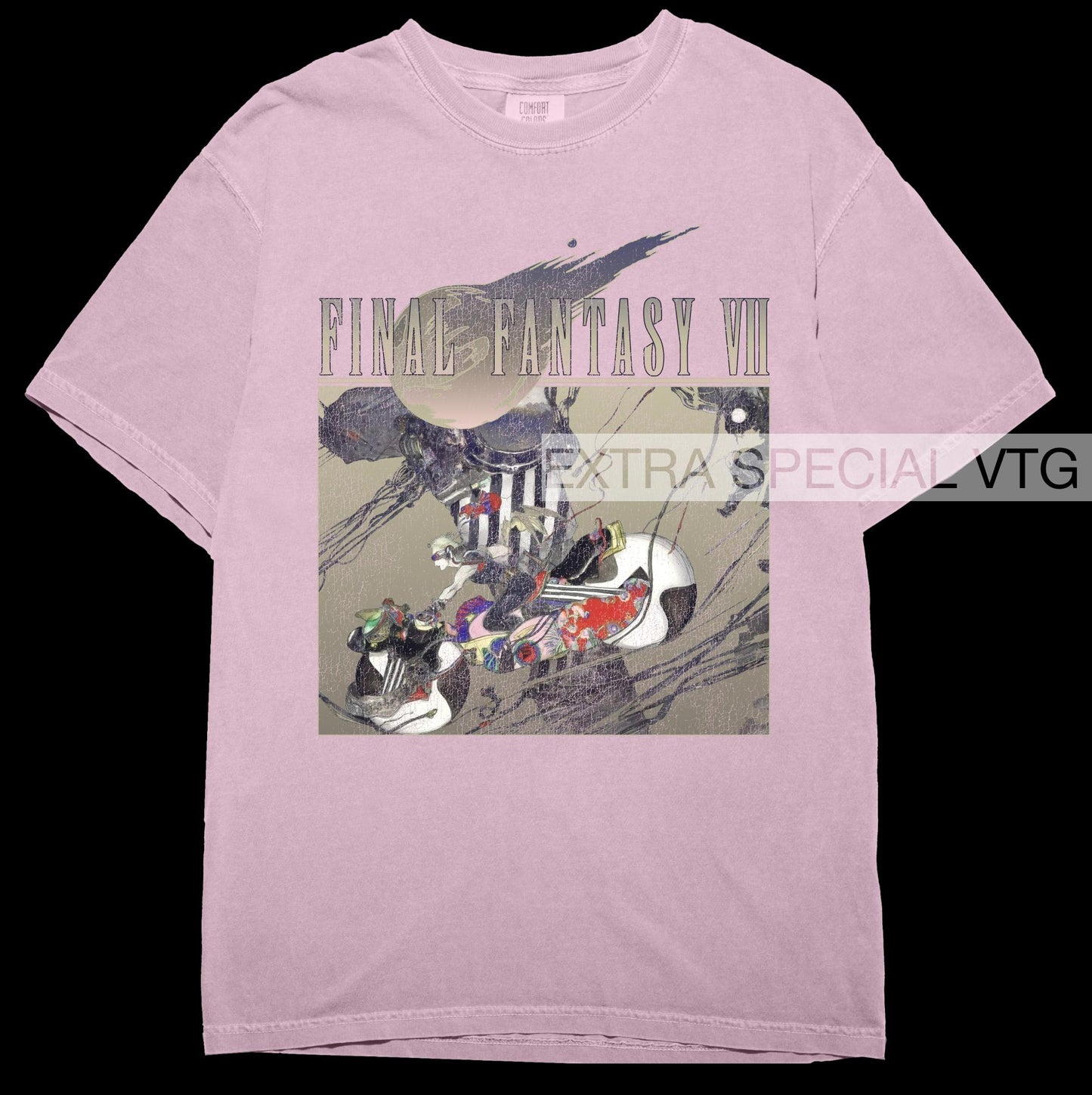 Final Fantasy VII Shirt | Cloud Motorcycle