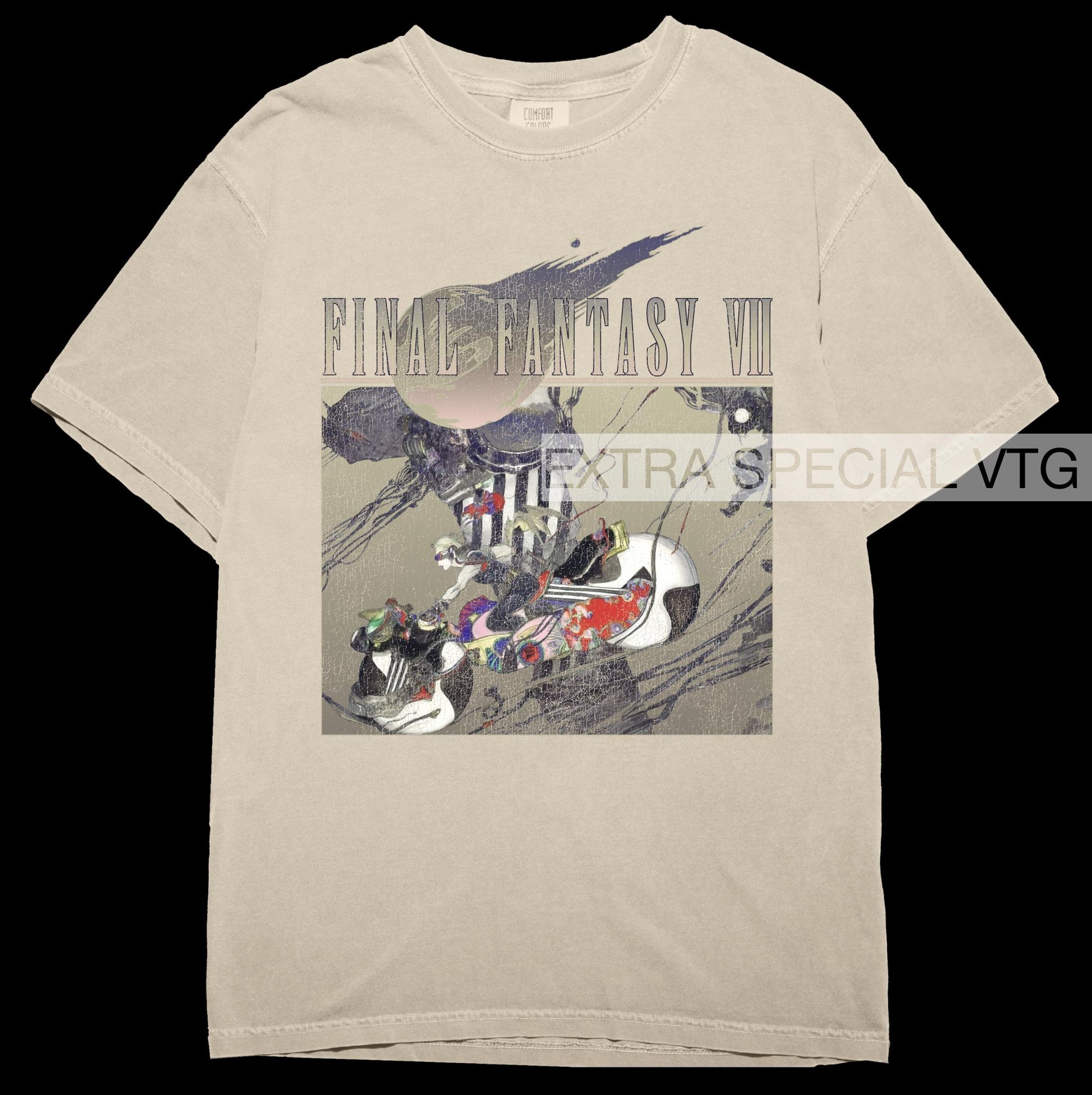 Final Fantasy VII Shirt | Cloud Motorcycle