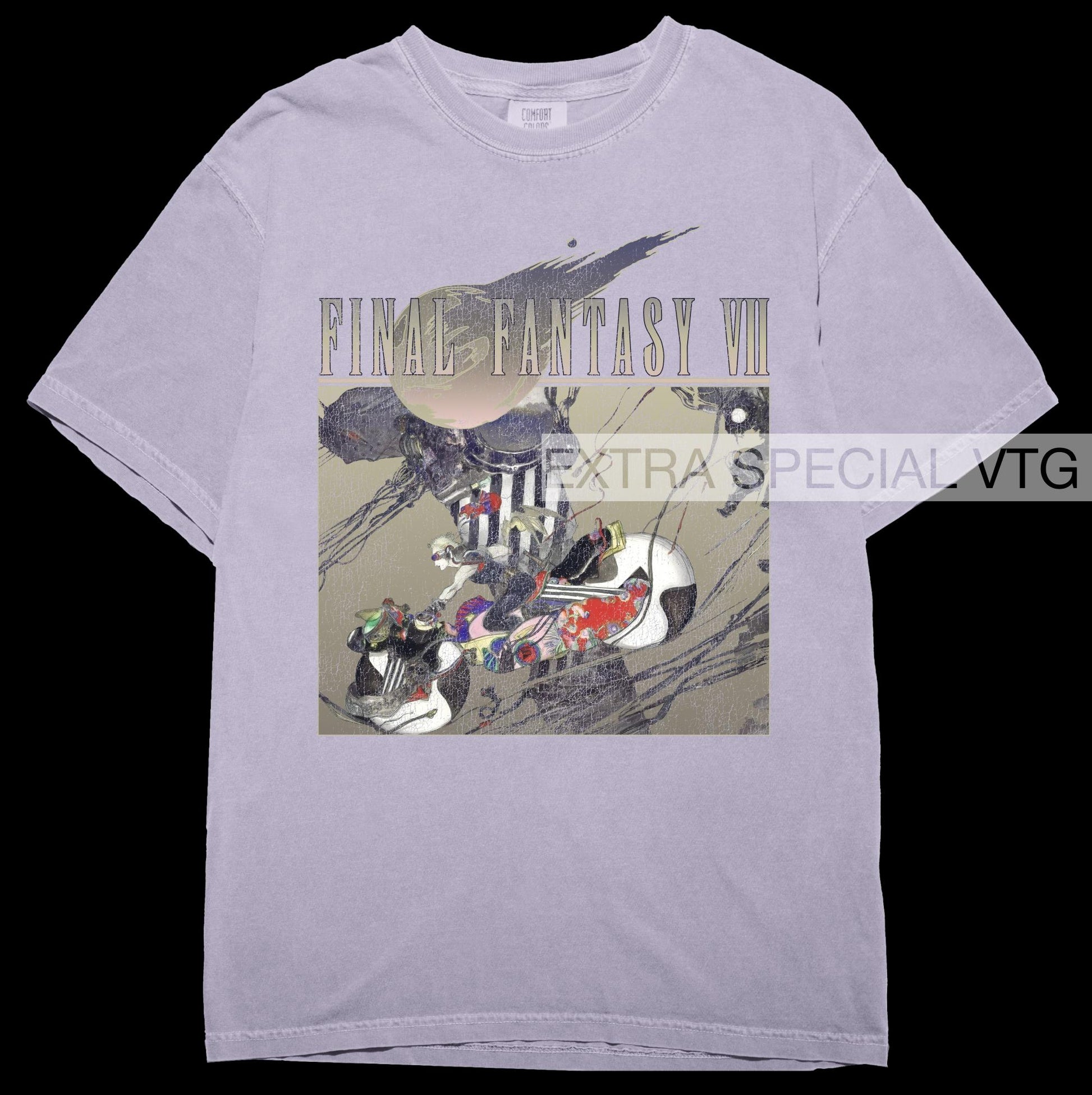 Final Fantasy VII Shirt | Cloud Motorcycle