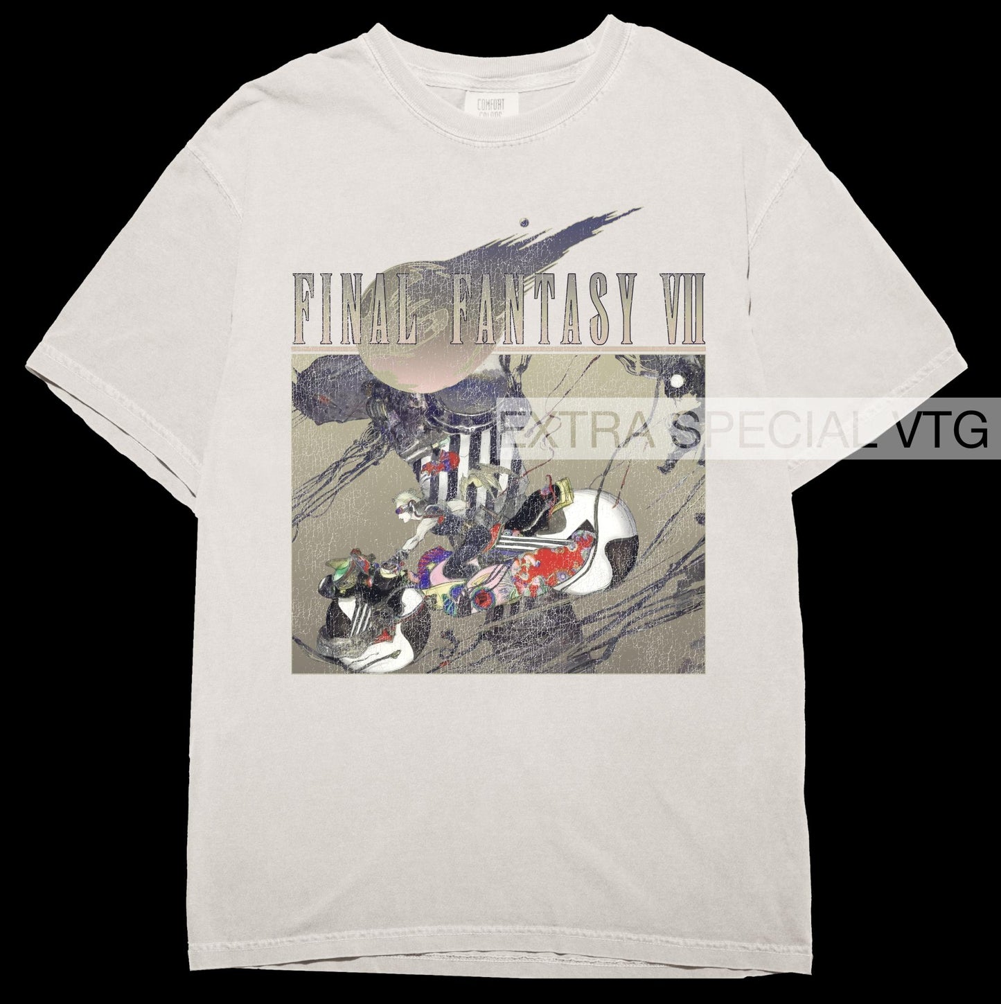 Final Fantasy VII Shirt | Cloud Motorcycle