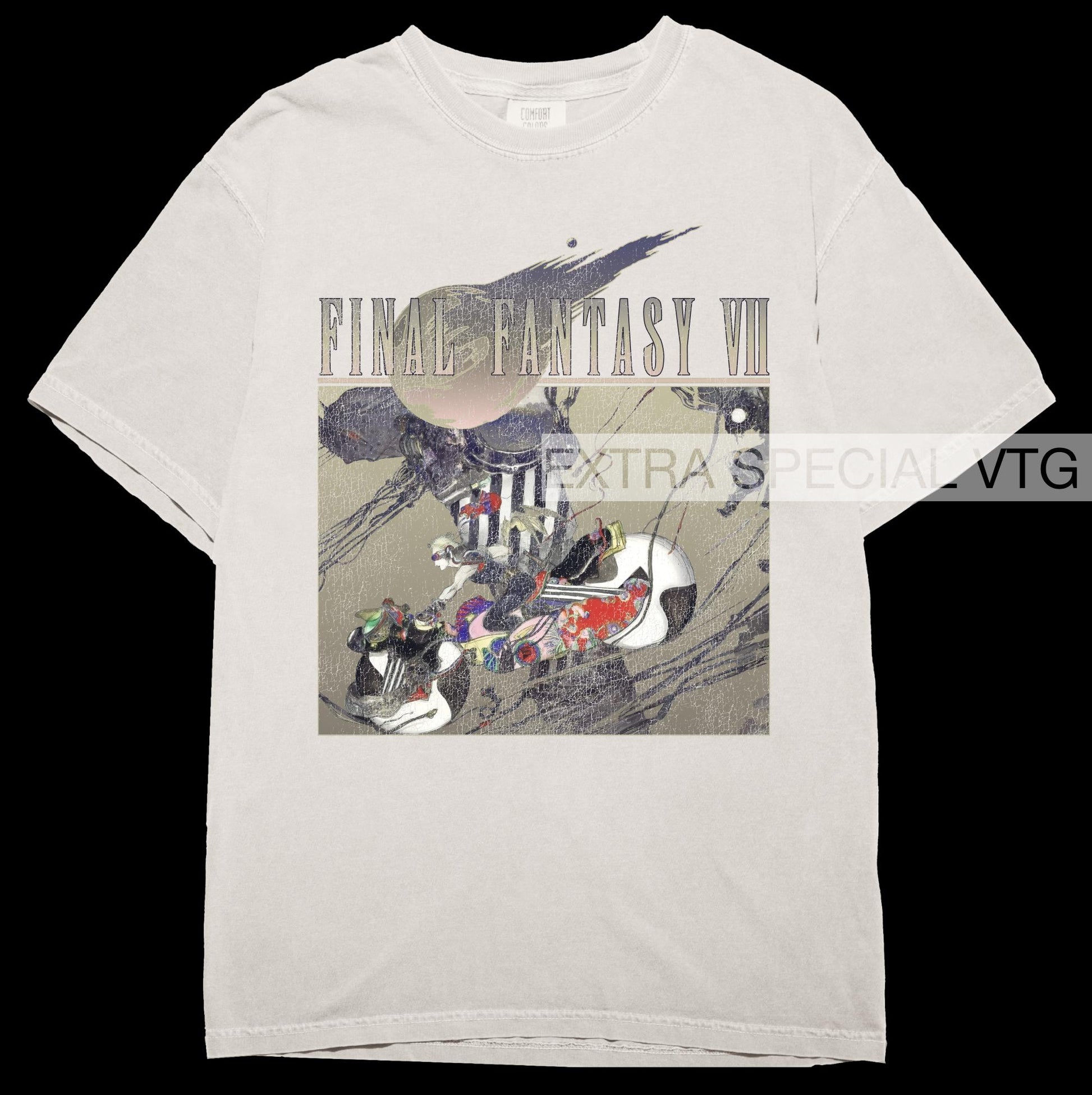 Final Fantasy VII Shirt | Cloud Motorcycle