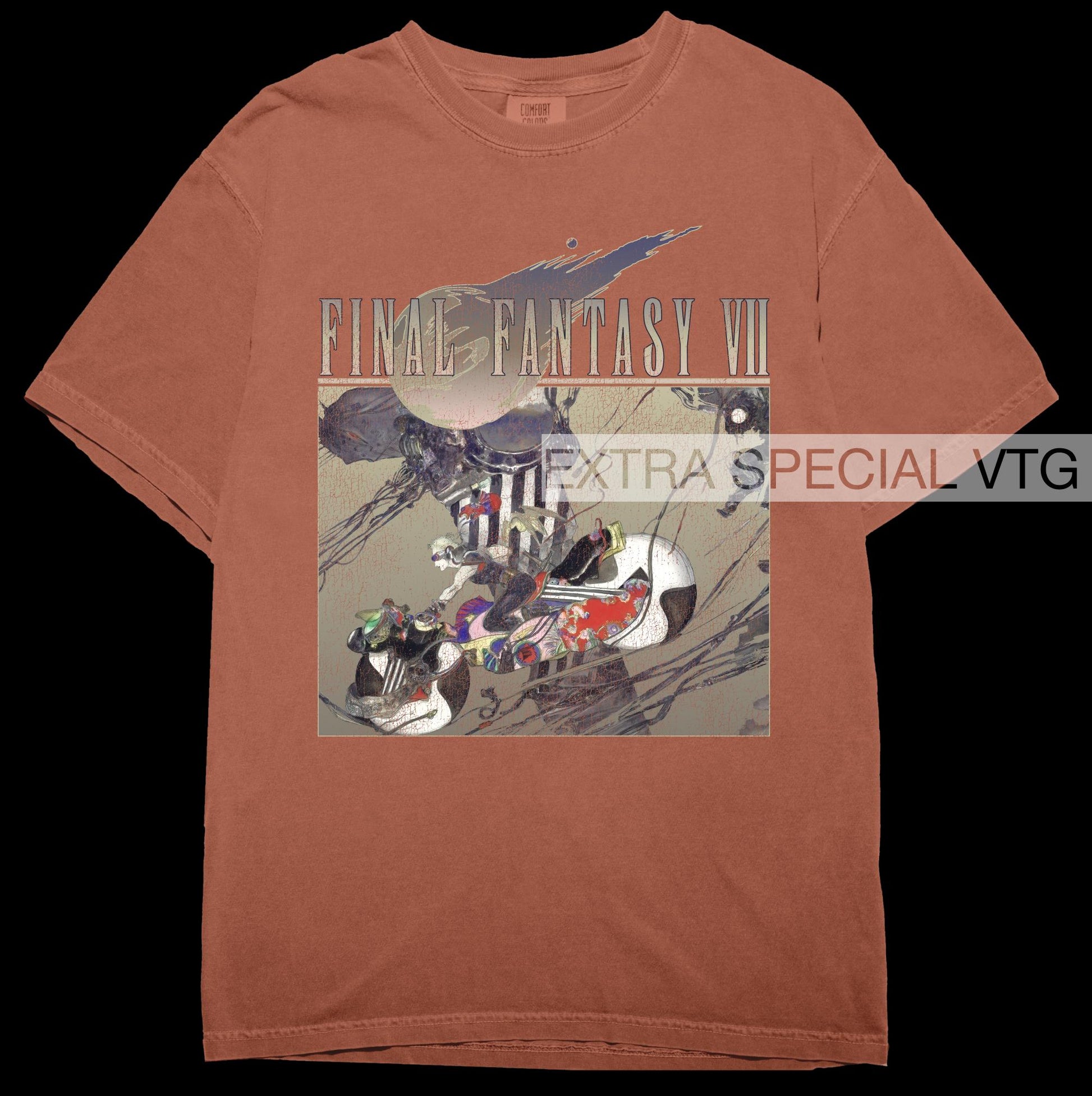 Final Fantasy VII Shirt | Cloud Motorcycle