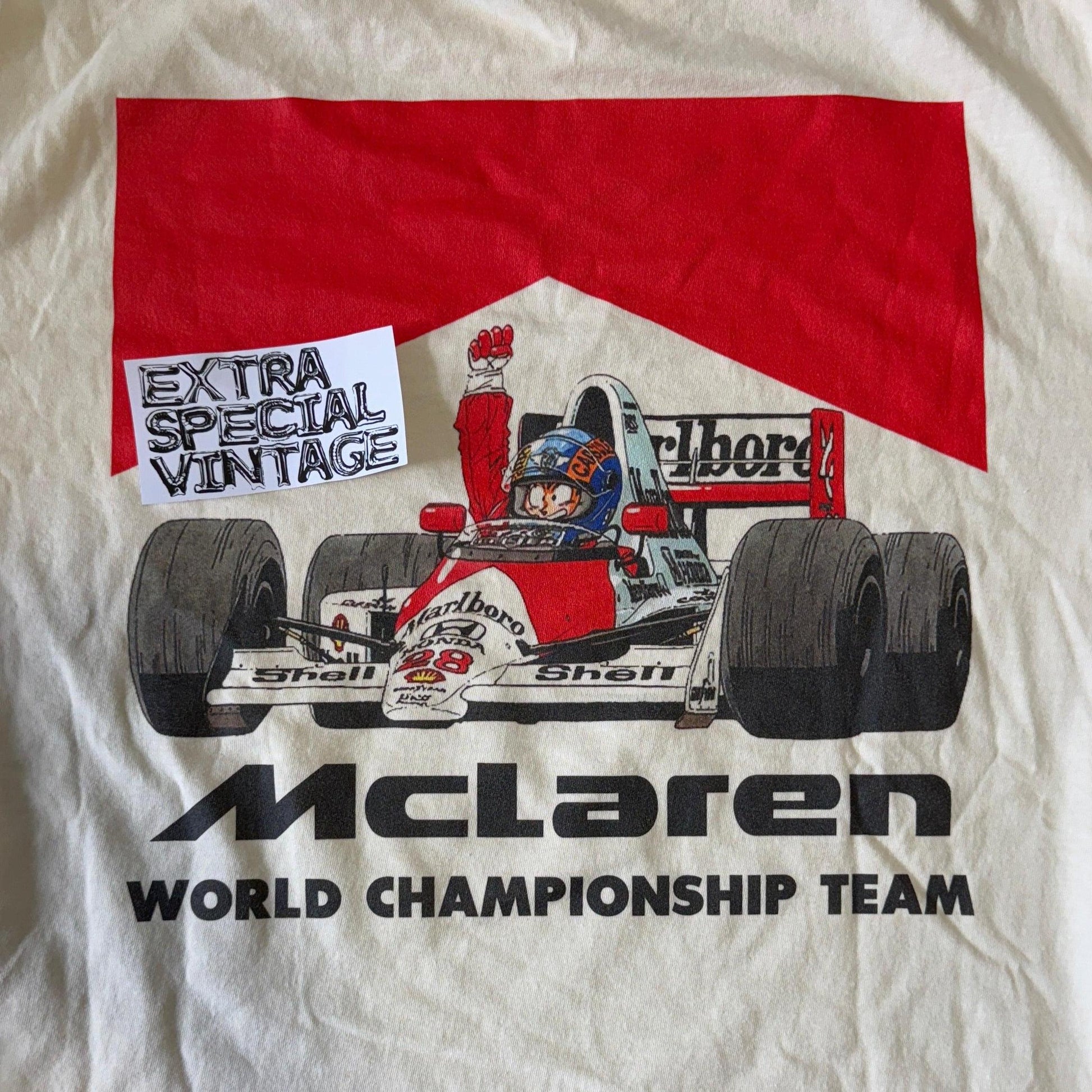 Extra Special Vintage Dragon Ball McLaren Racing Back Print