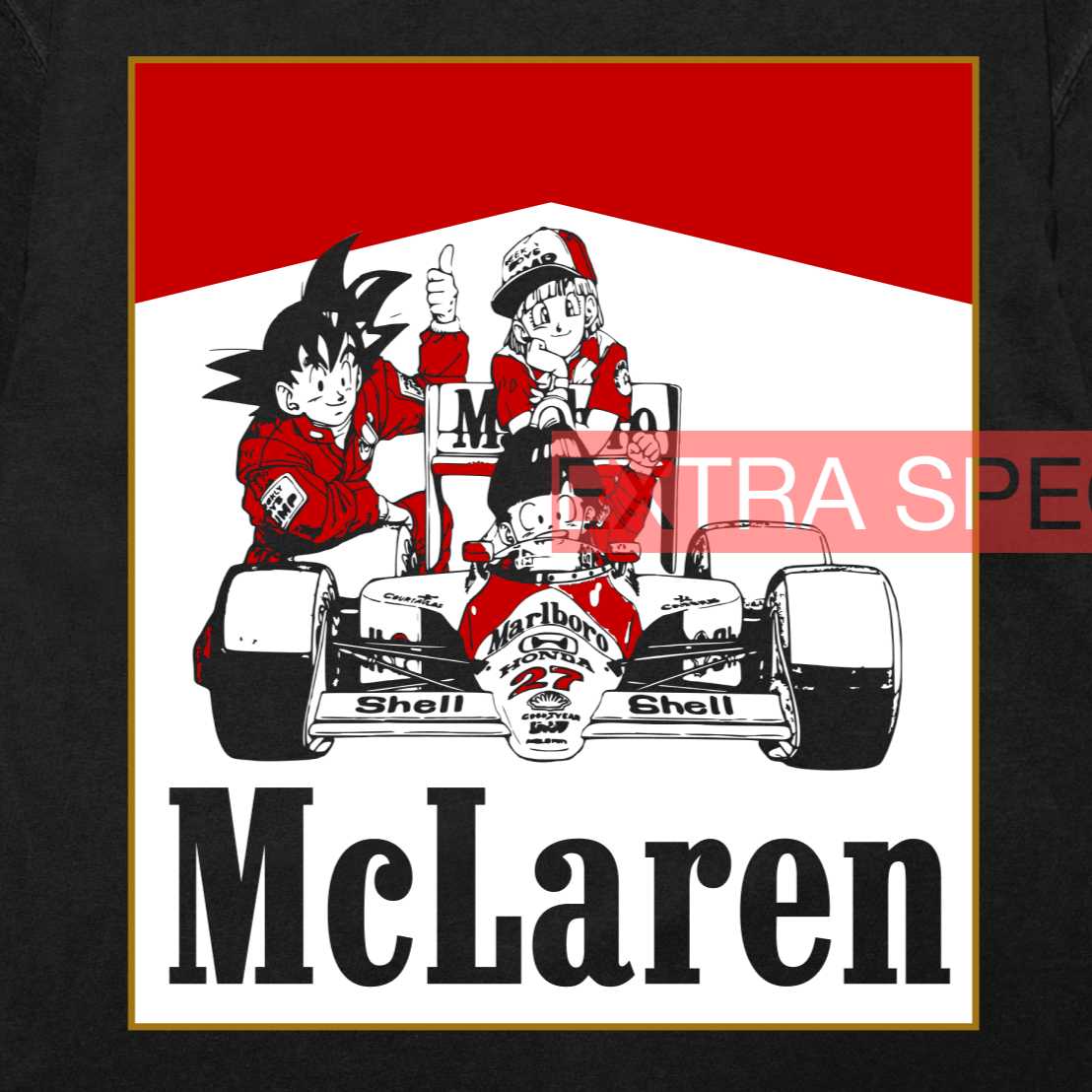 Dragon Ball x McLaren F1 Racing Shirt