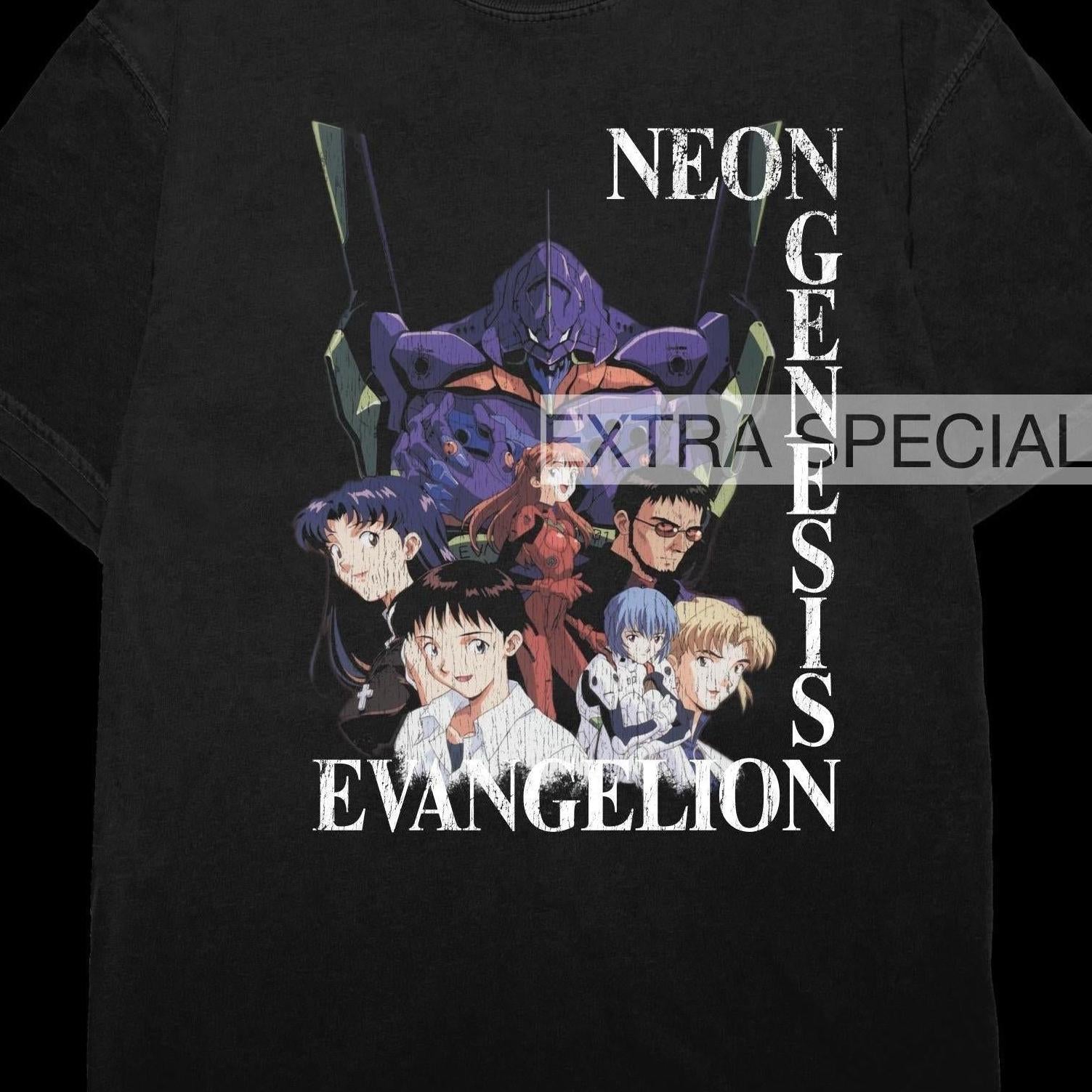Evangelion Vintage Shirt - Vintage Anime Tshirt – Extra Special