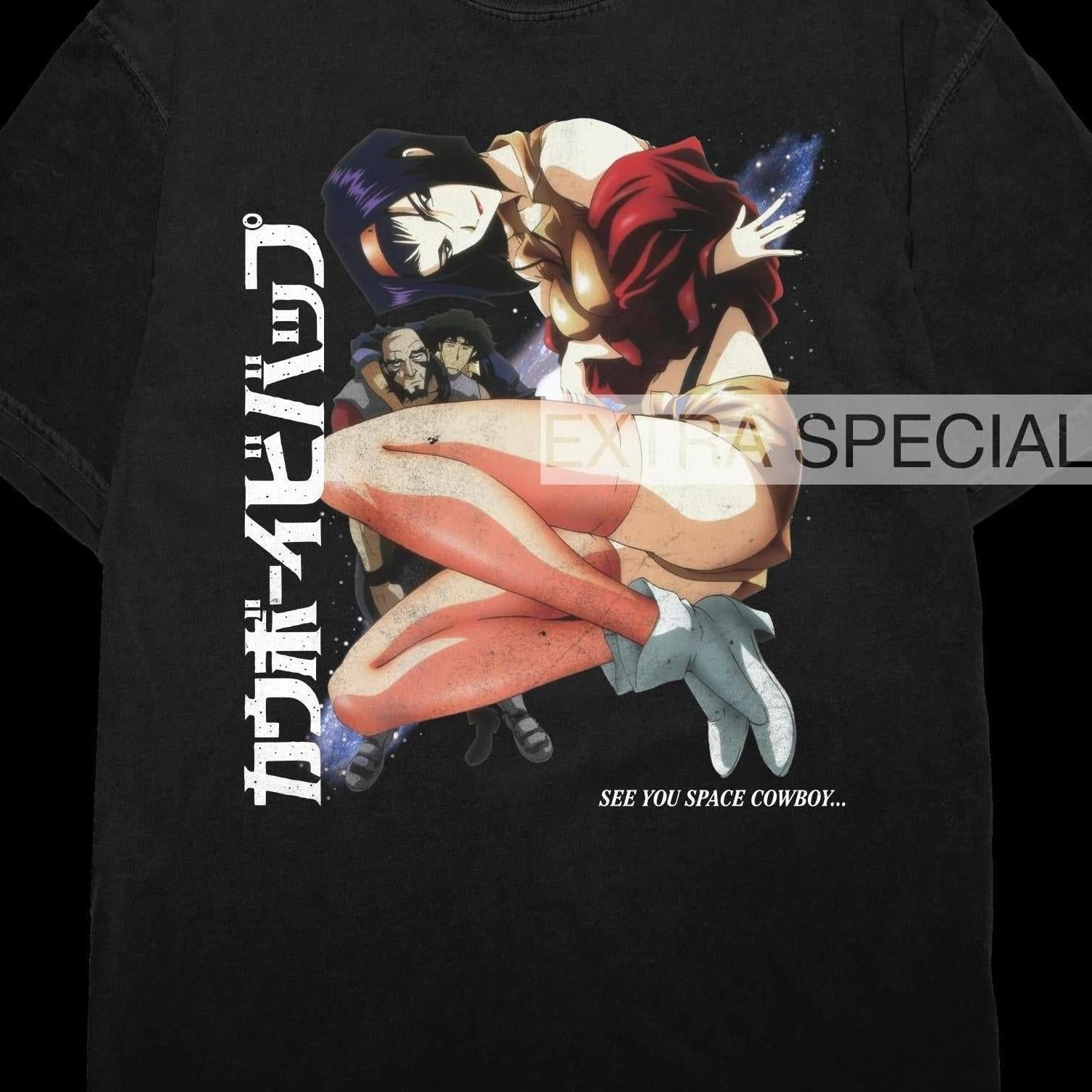 cowboy bebop vintage Tシャツ Faye Valentine Faye Valentine Shirt | Cowboy Bebop Shirt – Extra Special Vintage