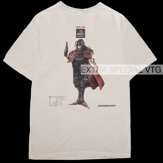 Final Fantasy 7 Vincent Reprint | Back Print