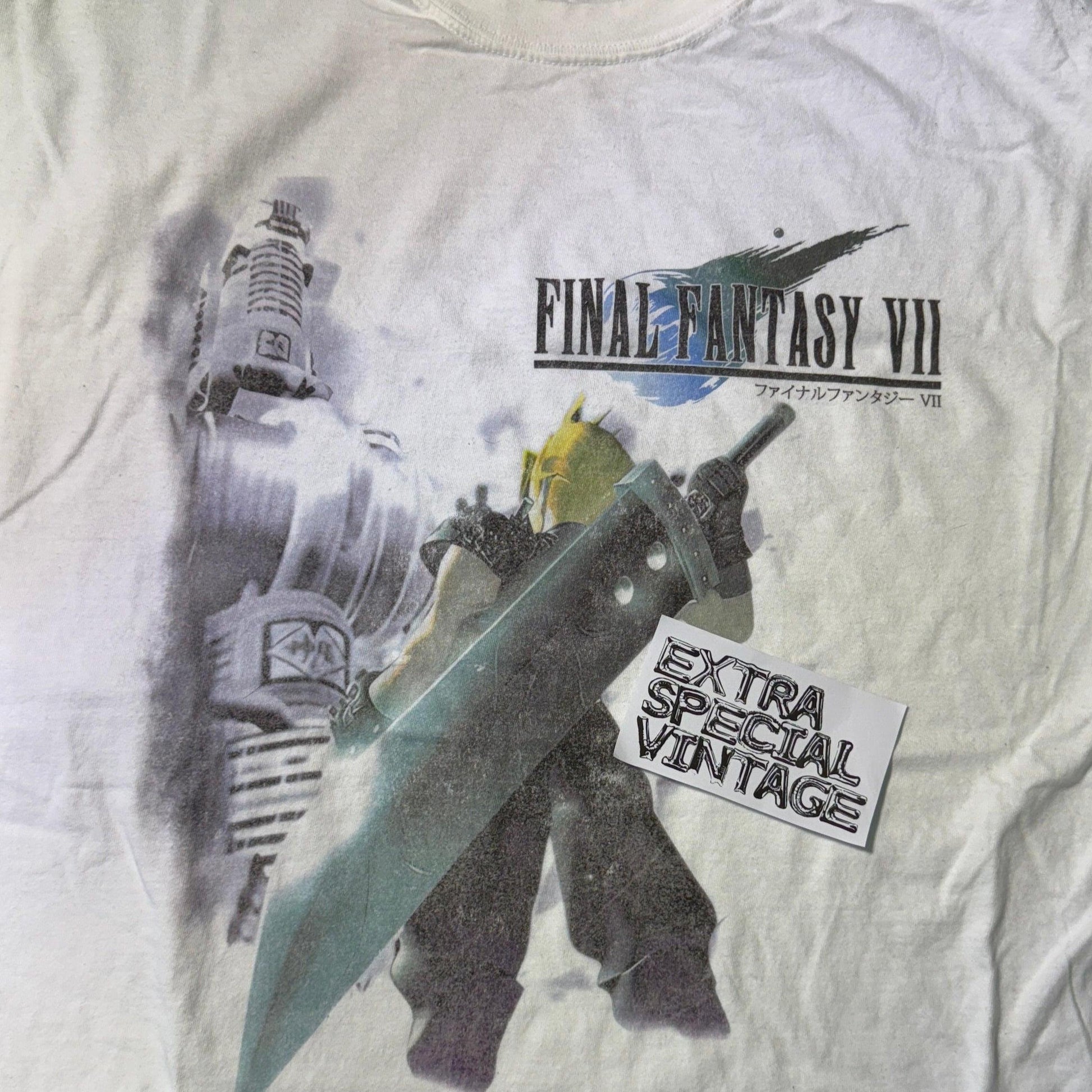 Vintage Final Fantasy VII Shirt Retro Box Art Design – Extra