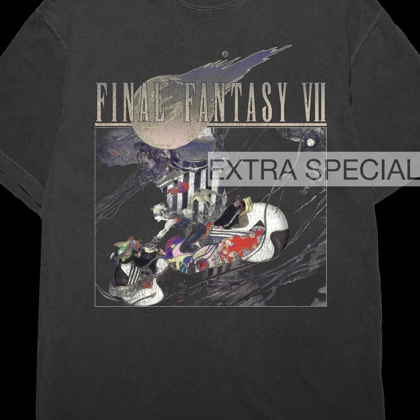Final Fantasy VII Shirt | Cloud Motorcycle