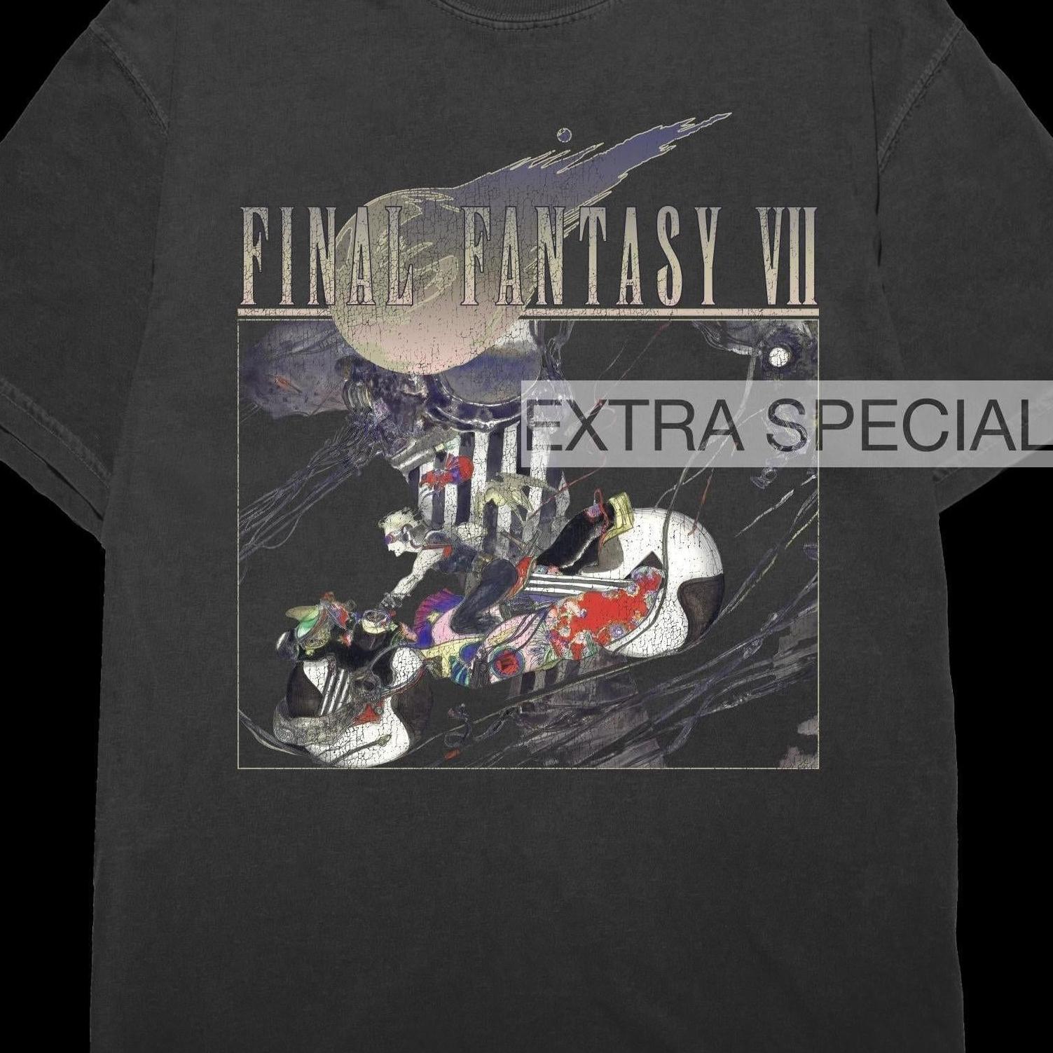 Final Fantasy VII Shirt | Cloud Motorcycle