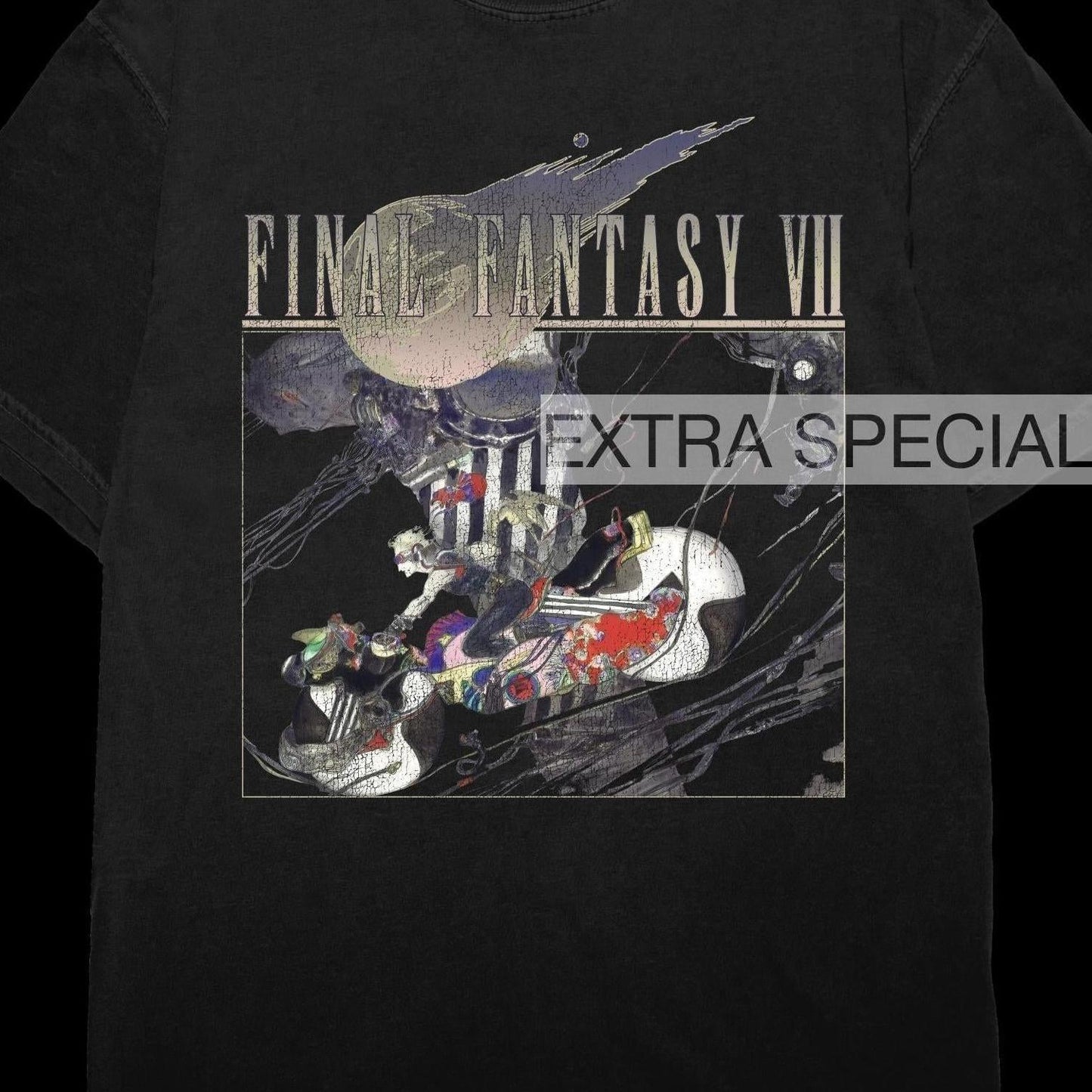 Final Fantasy VII Shirt | Cloud Motorcycle