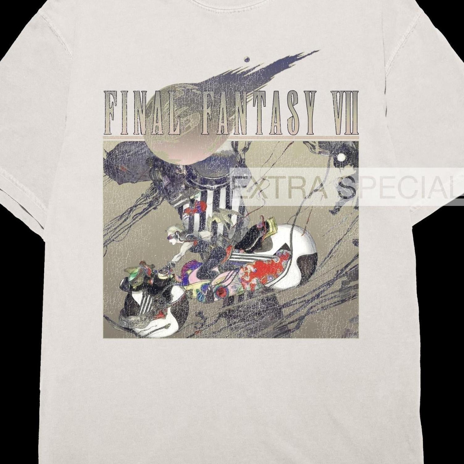 Final Fantasy VII Shirt | Cloud Motorcycle