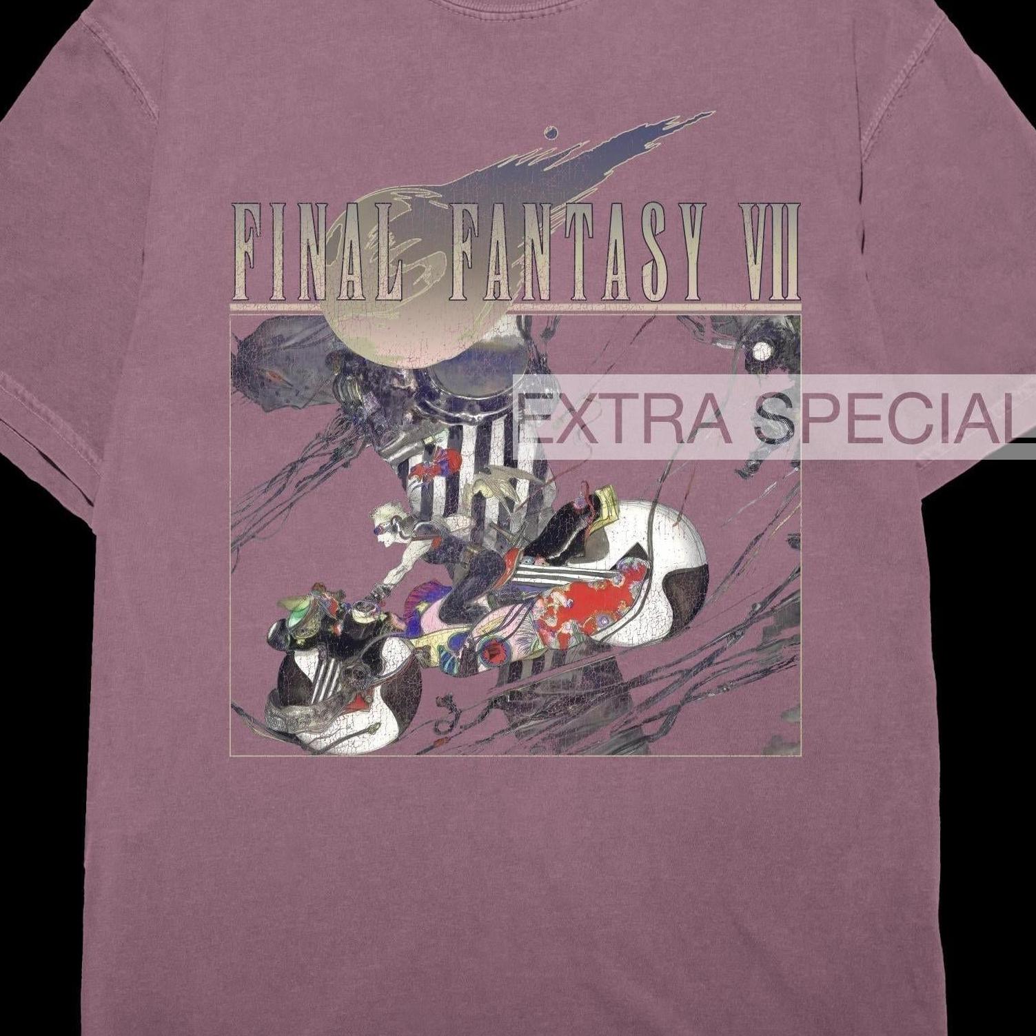 Final Fantasy VII Shirt | Cloud Motorcycle