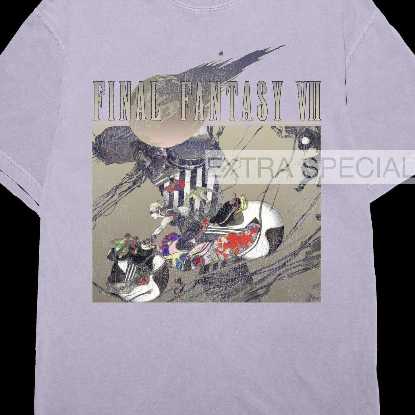 Final Fantasy VII Shirt | Cloud Motorcycle