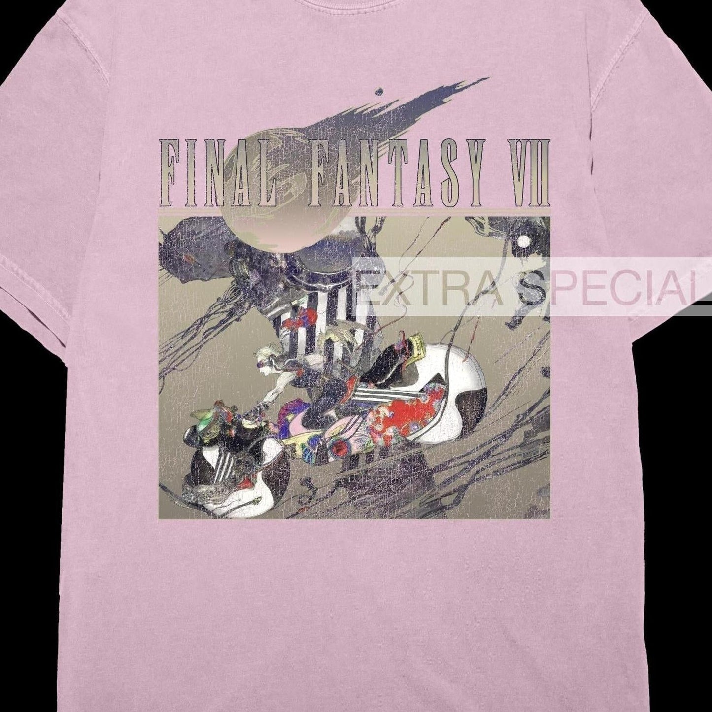Final Fantasy VII Shirt | Cloud Motorcycle