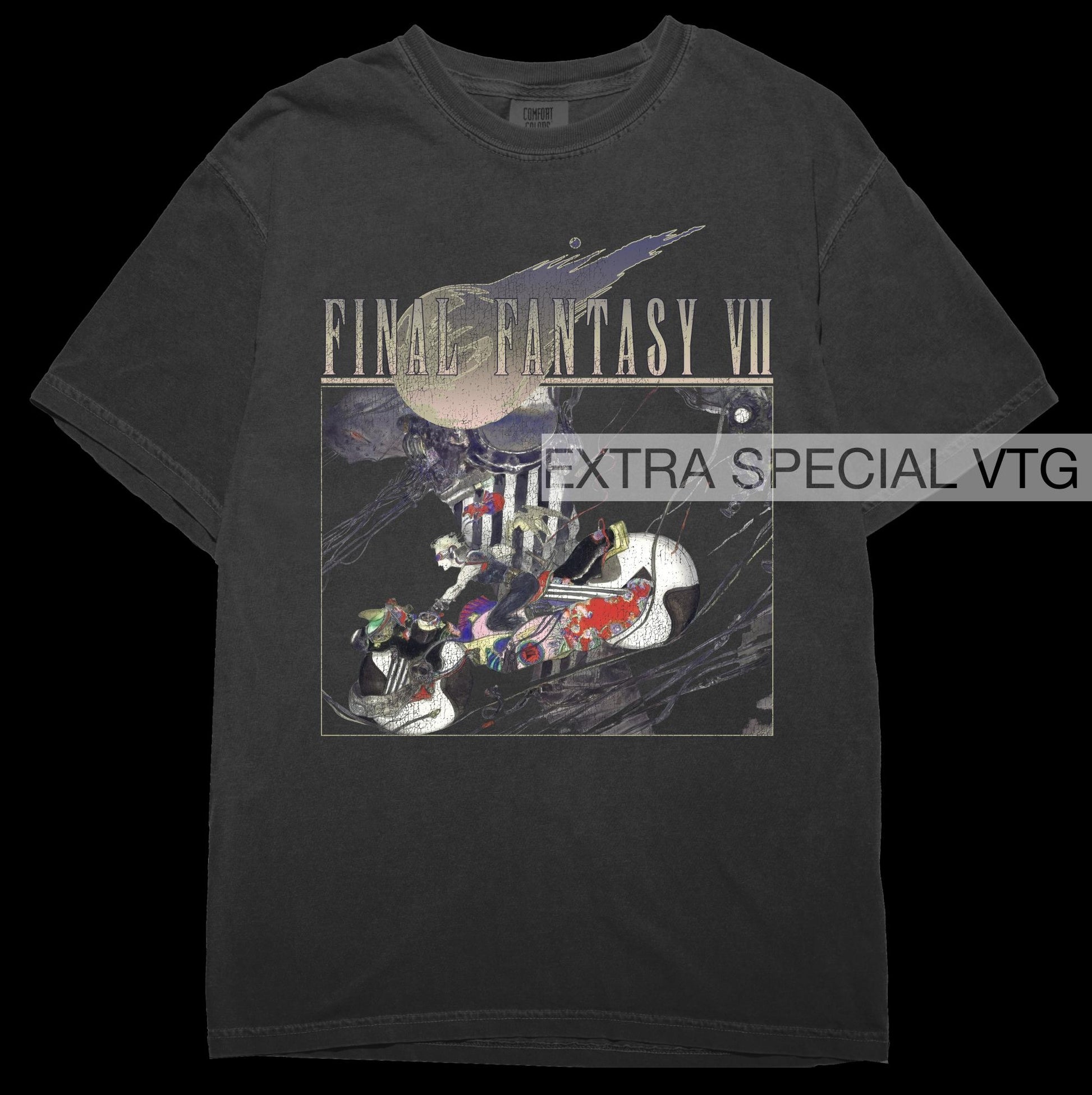 Final Fantasy VII Shirt | Cloud Motorcycle