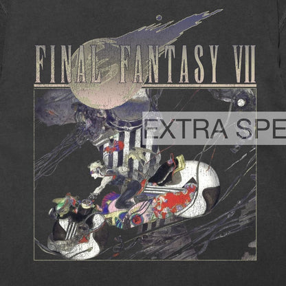 Final Fantasy VII Shirt | Cloud Motorcycle