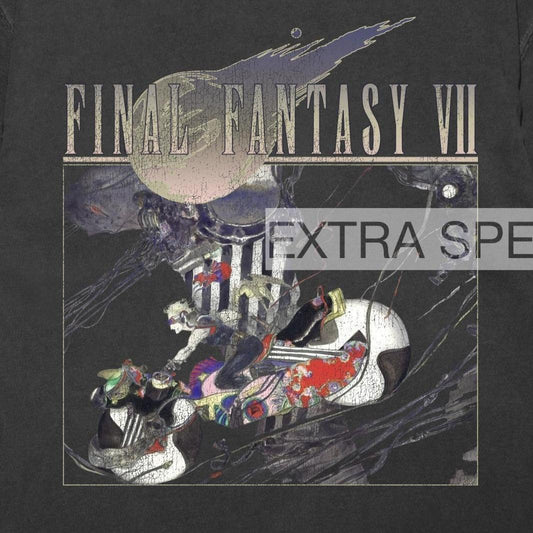 Final Fantasy VII Shirt | Cloud Motorcycle
