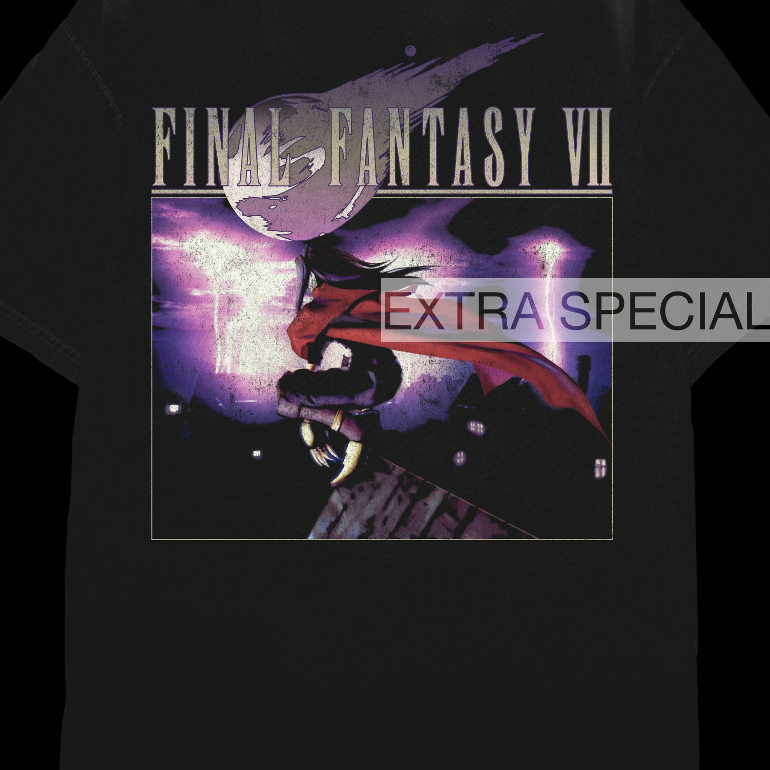 Final Fantasy VII Vincent Shirt | Back Print – Extra Special Vintage