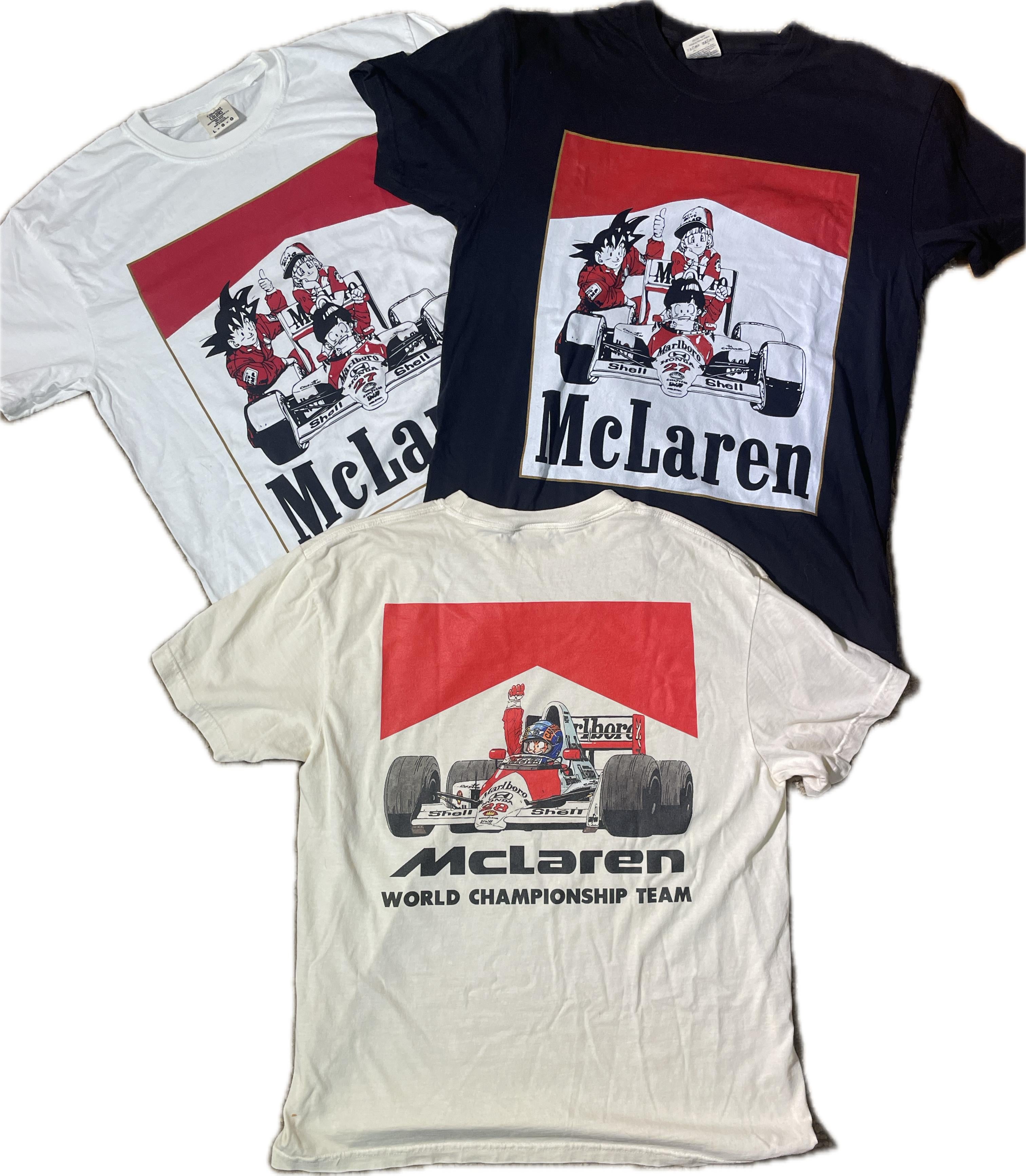 Dragon Ball x McLaren F1 Racing Shirt 90s Vintage – Extra