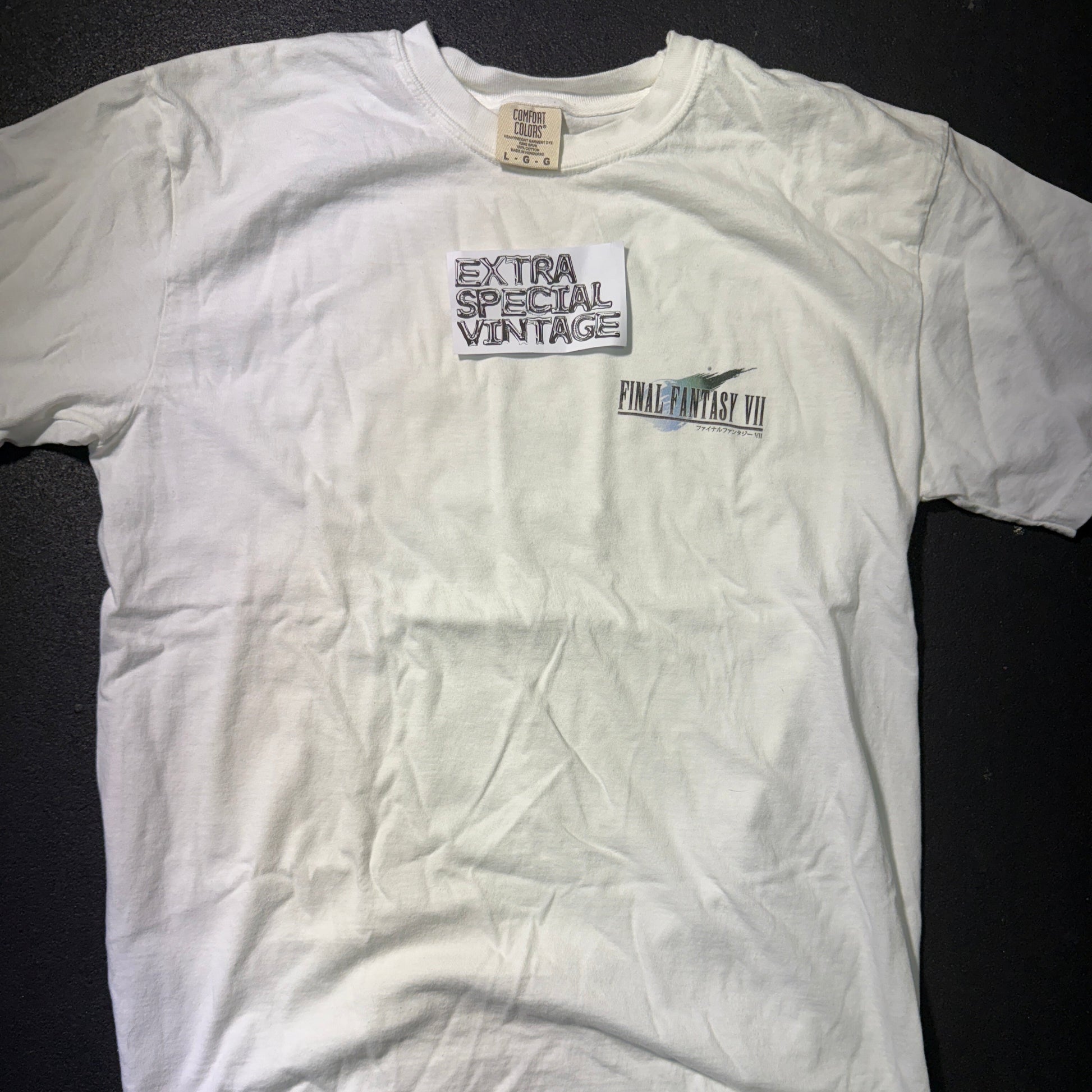 Vintage Final Fantasy VII Shirt | 1997 Reprint | Back Print