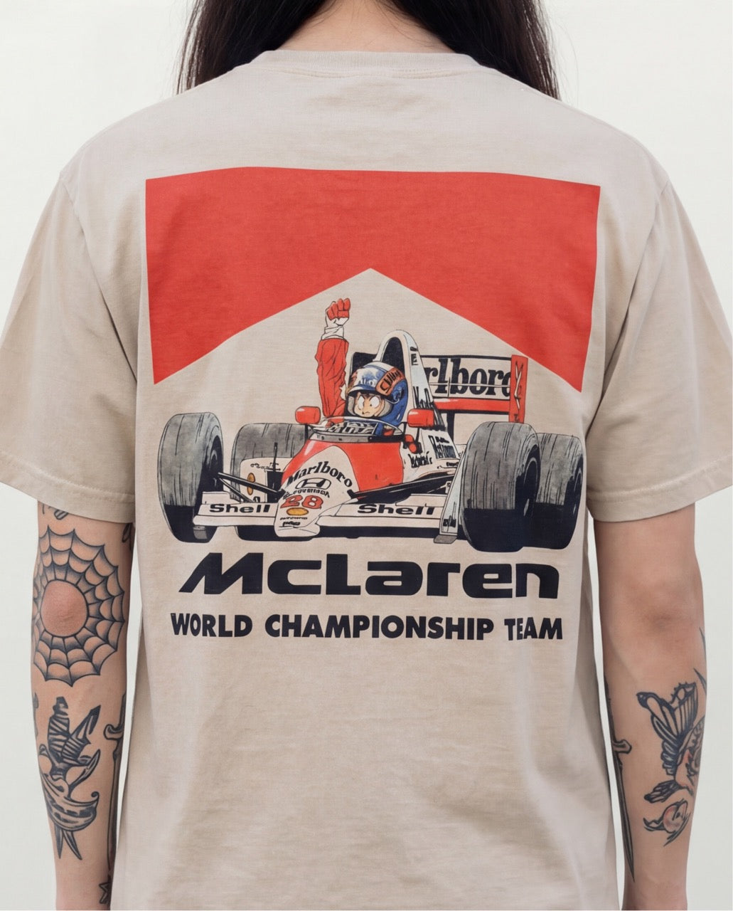 Dragon Ball McLaren Racing Back Print
