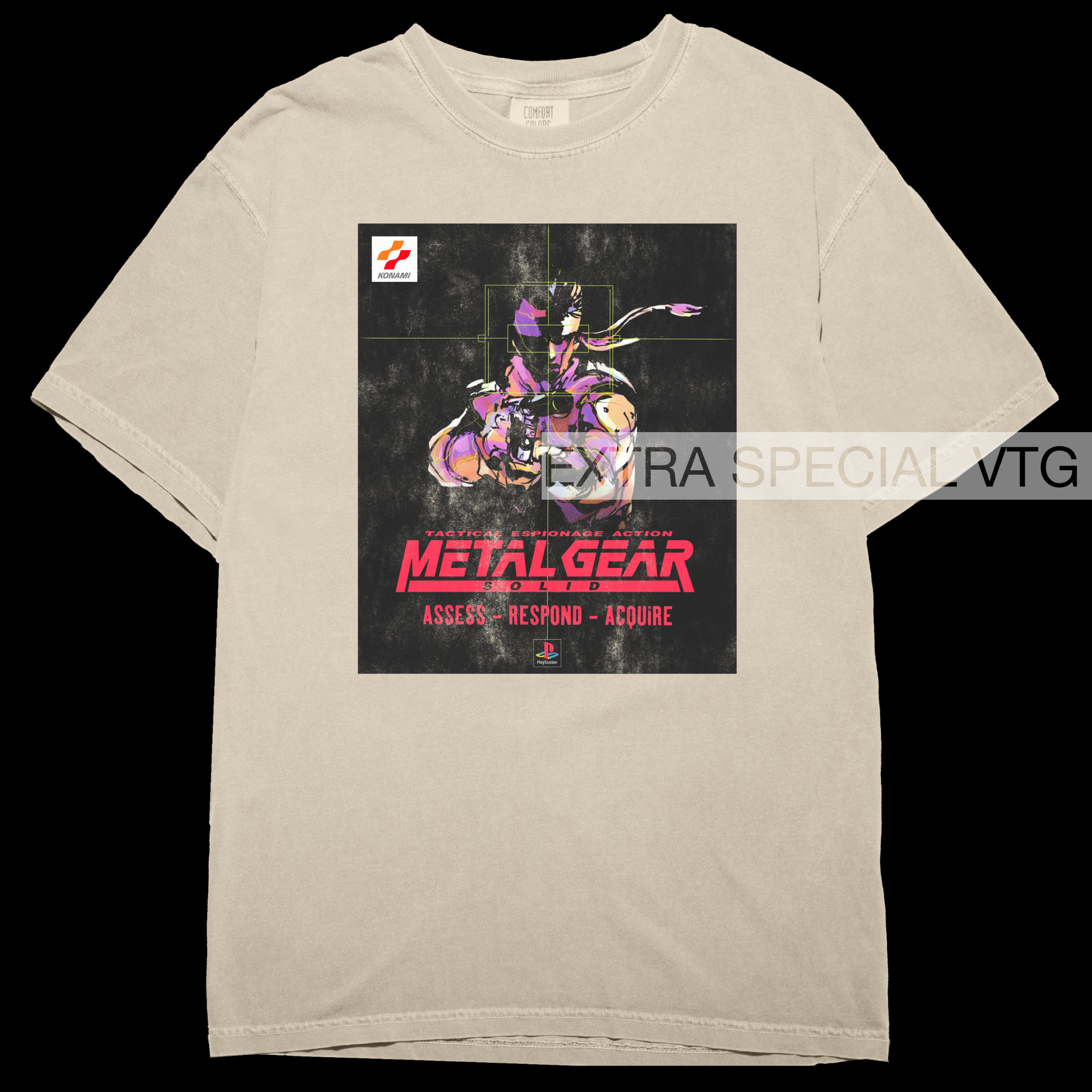 Metal Gear Solid Shirt | Assess Respond Acquire