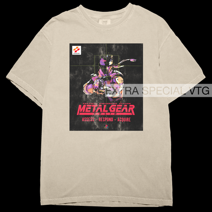 Metal Gear Solid Shirt | Assess Respond Acquire