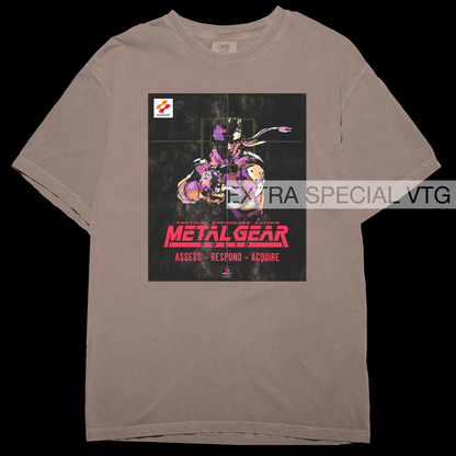 Metal Gear Solid Shirt | Assess Respond Acquire