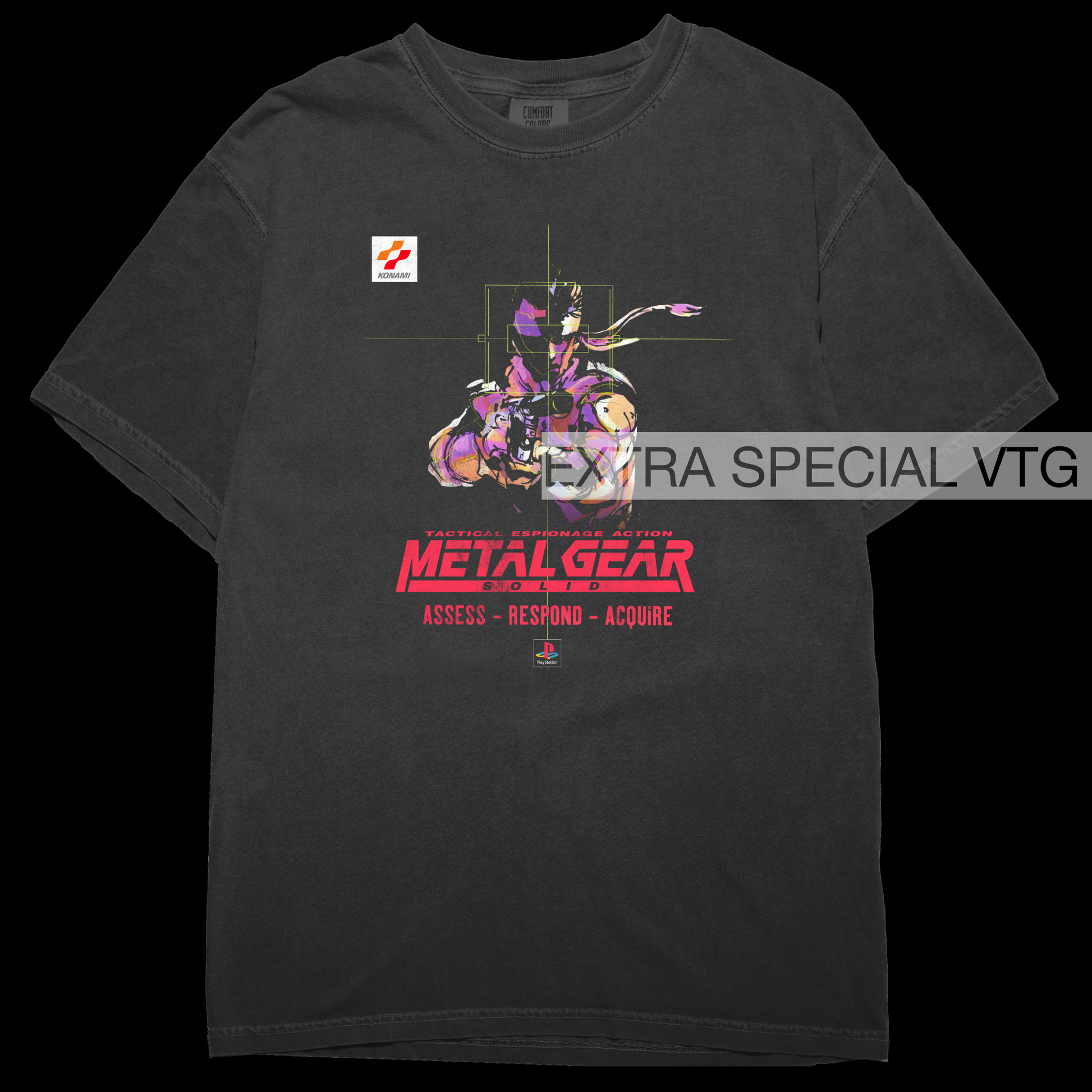 Metal Gear Solid Shirt | Assess Respond Acquire
