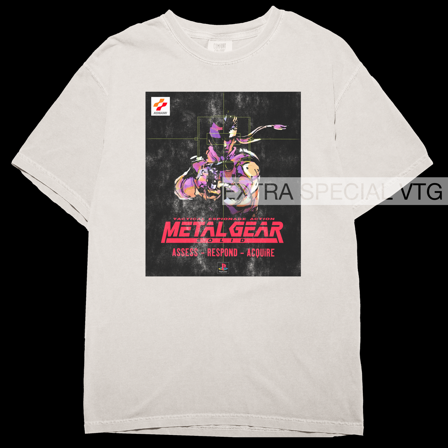 Metal Gear Solid Shirt | Assess Respond Acquire