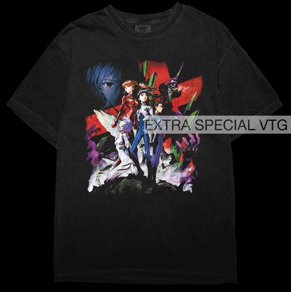 Evangelion Death & Rebirth Vintage Print