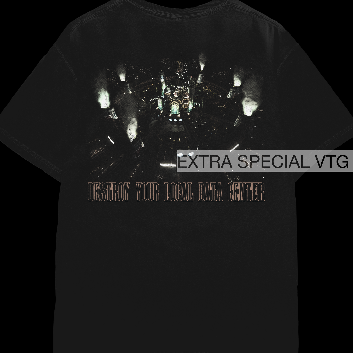 Final Fantasy VII Midgar Data Center | Back Print