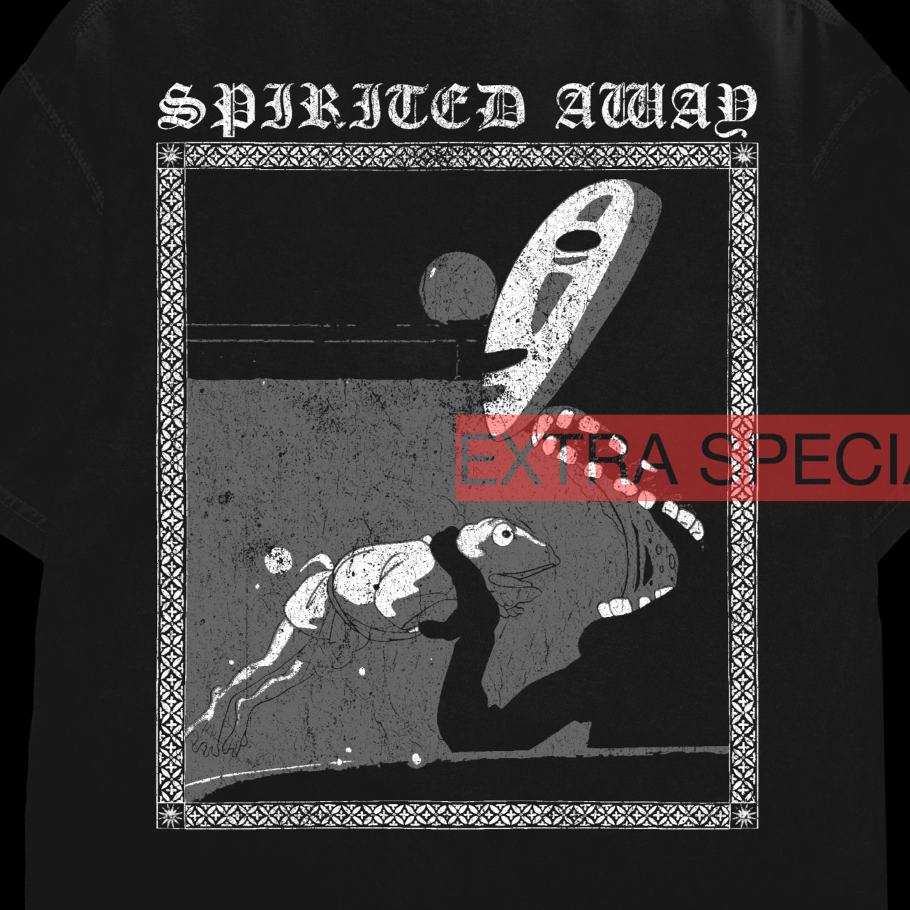 No Face Shirt | Back Print | Studio Ghibli Spirited Away Shirt