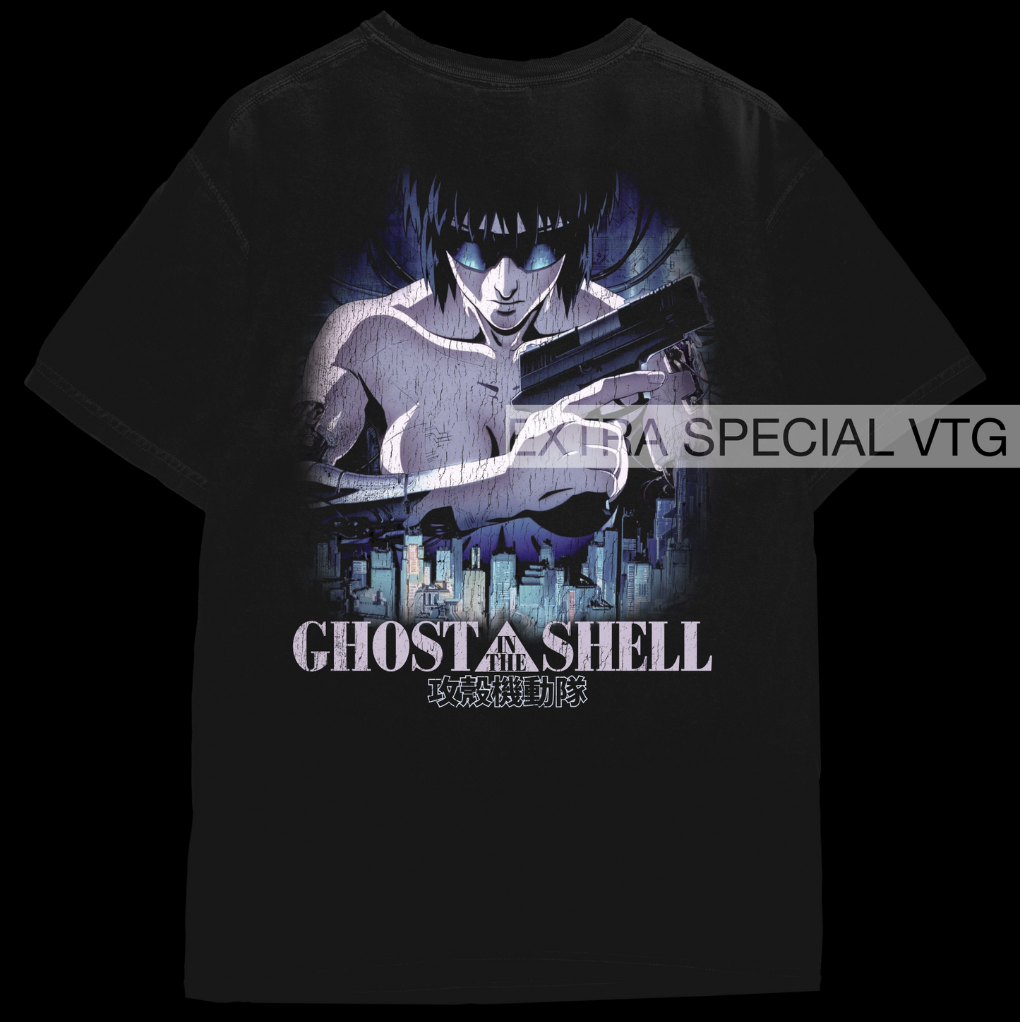 Vintage Ghost In The Shell Shirt | Back Print