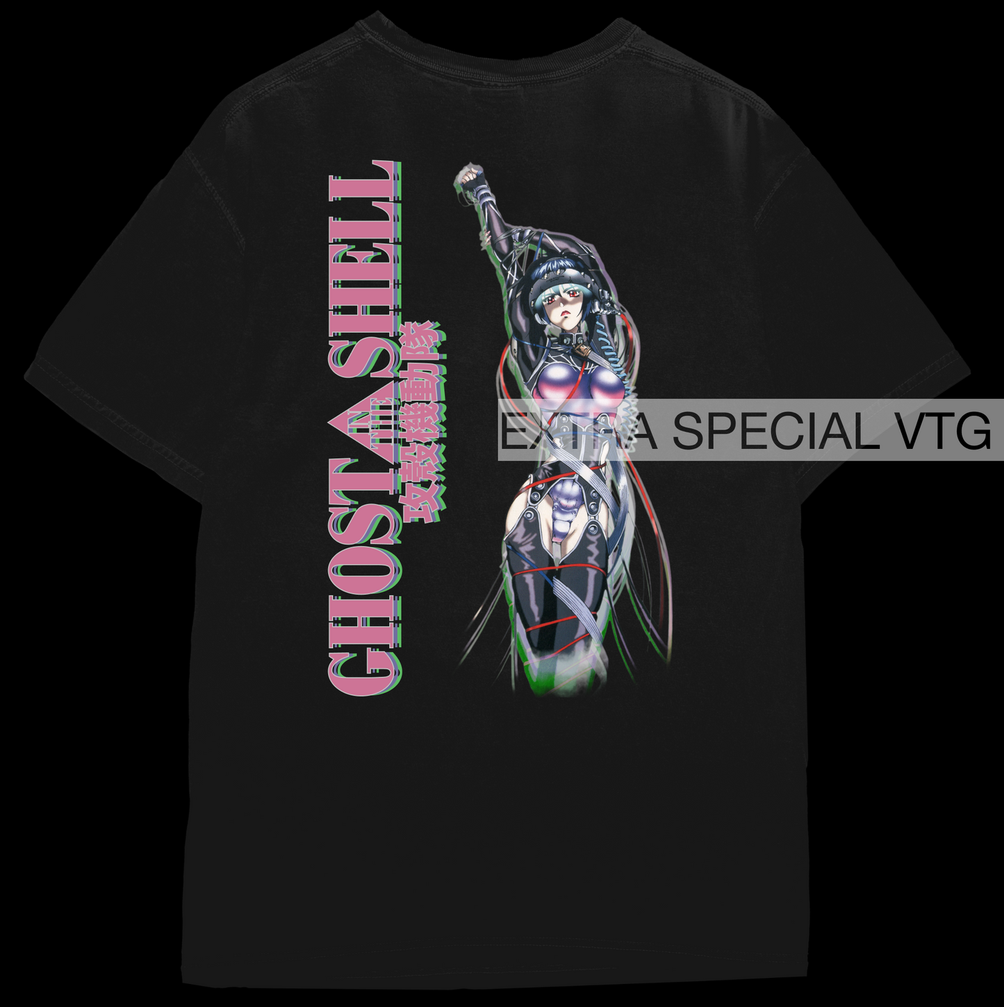 Motoko Kusanagi Shirt | Ghost In The Shell Shirt | Back Print