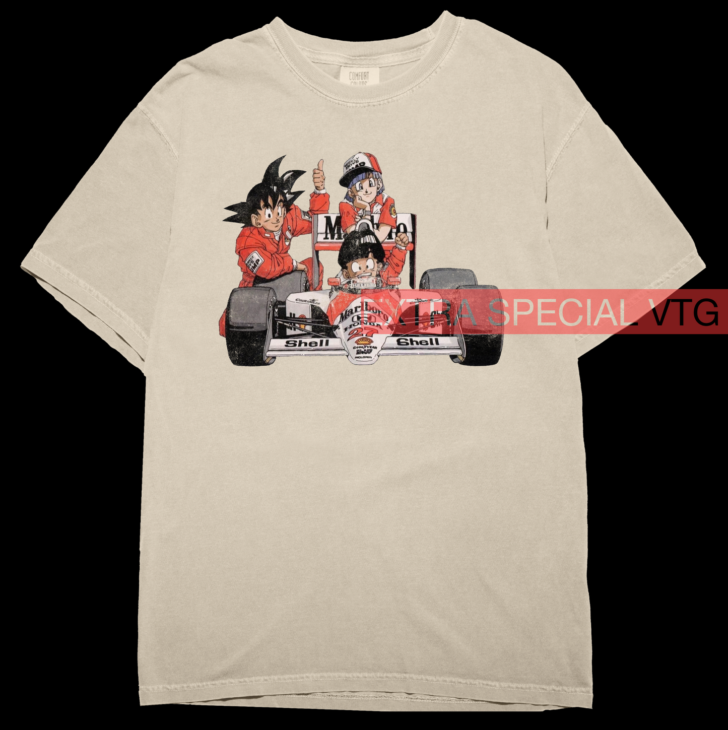 Vintage Dragon Ball Marlboro Racing Shirt | McLaren Shirt