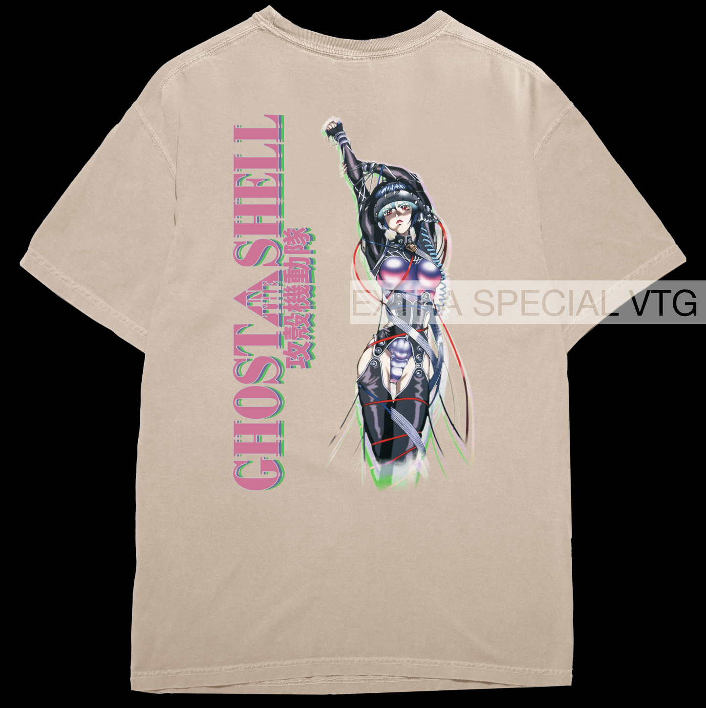 Motoko Kusanagi Shirt | Ghost In The Shell Shirt | Back Print