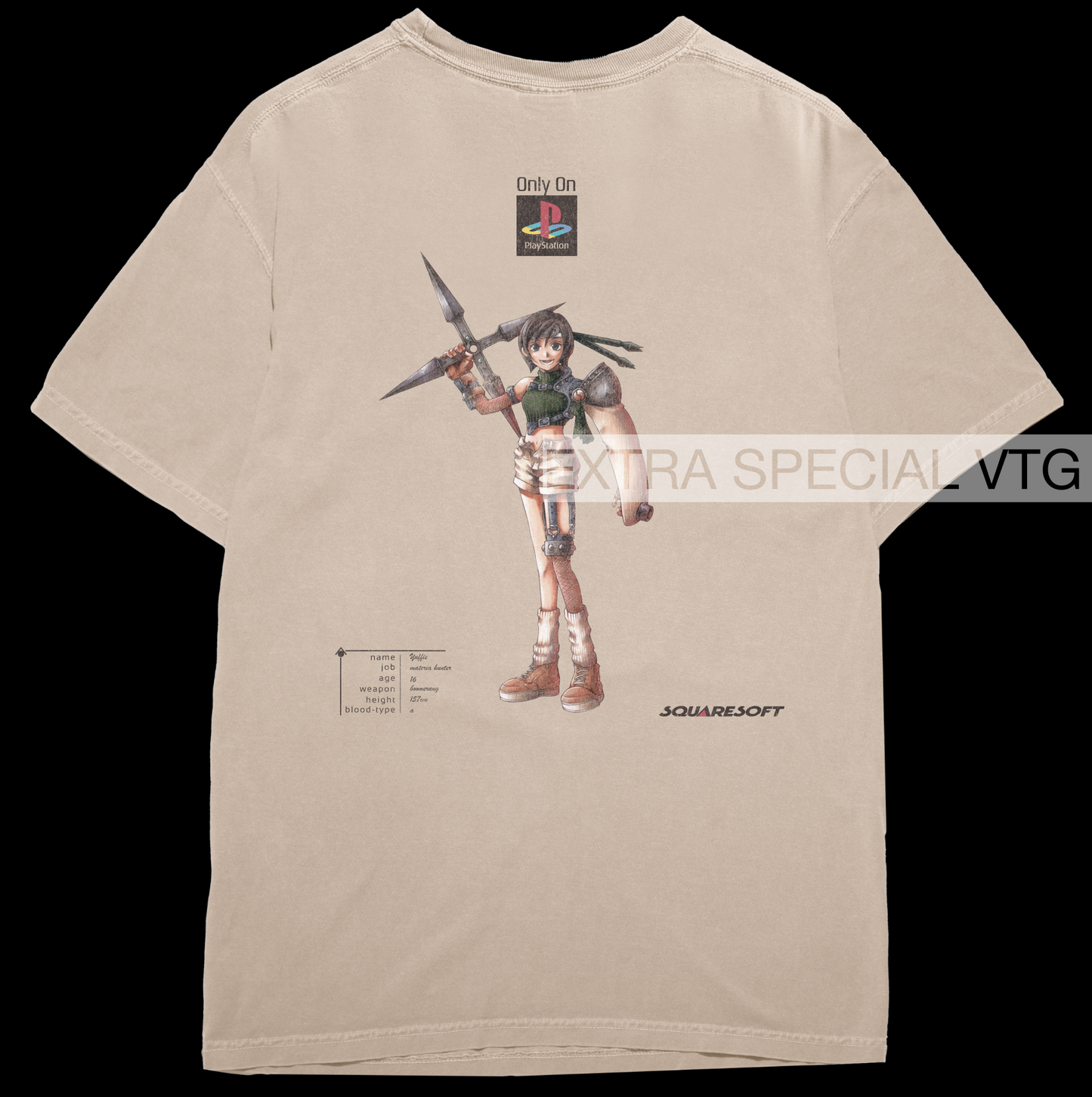 Final Fantasy VII Yuffie Shirt | Back Print