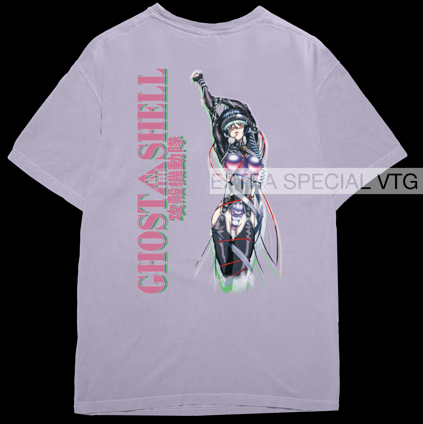 Motoko Kusanagi Shirt | Ghost In The Shell Shirt | Back Print