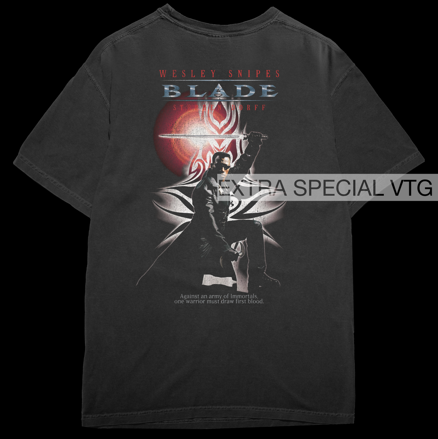 Retro Blade 1998 movie Shirt | Back Print